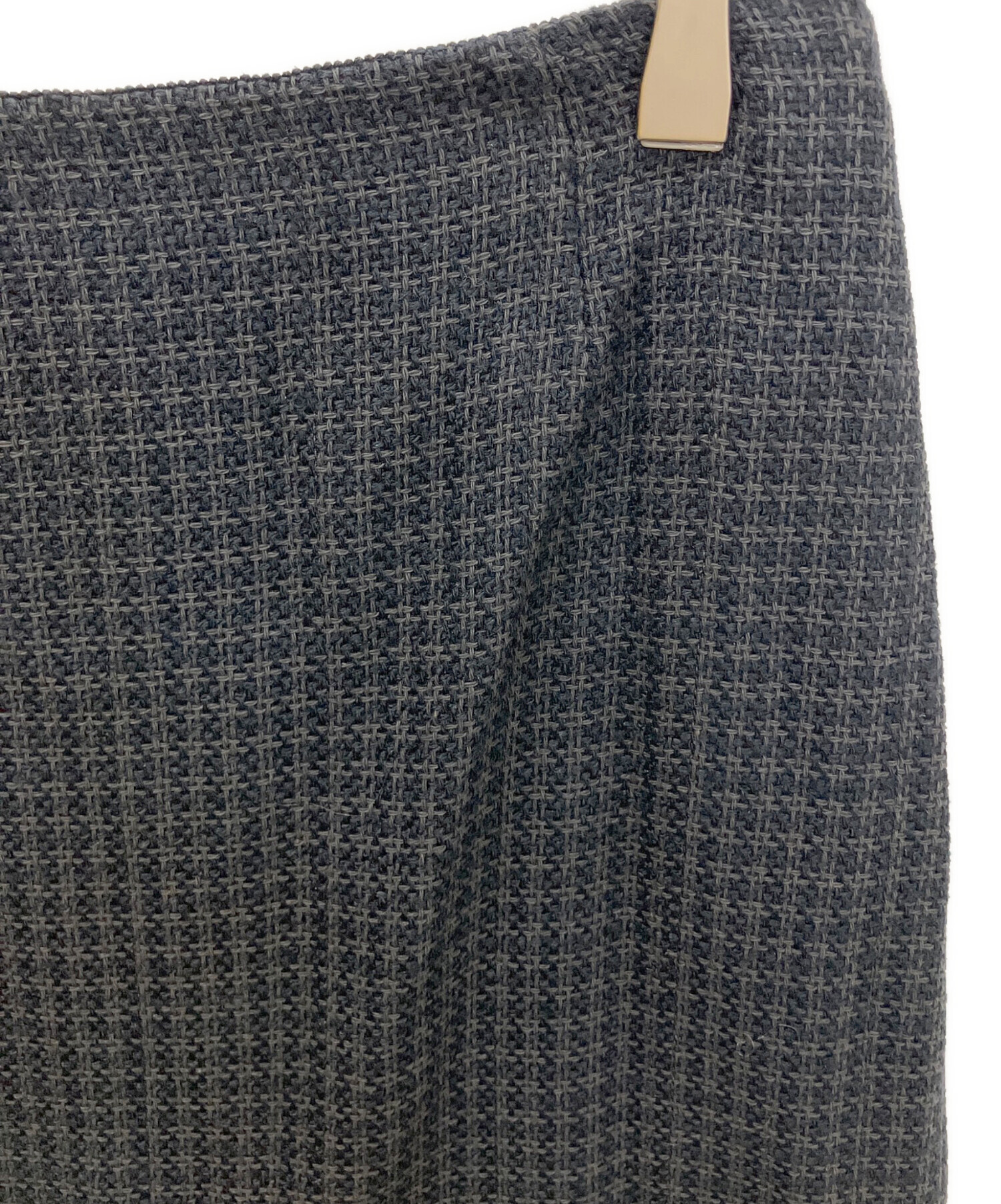 中古・古着通販】PRADA (プラダ) スカート ネイビー×グレー サイズ:40