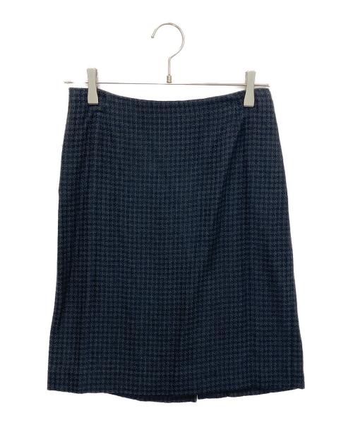 中古・古着通販】PRADA (プラダ) スカート ネイビー×グレー サイズ:40