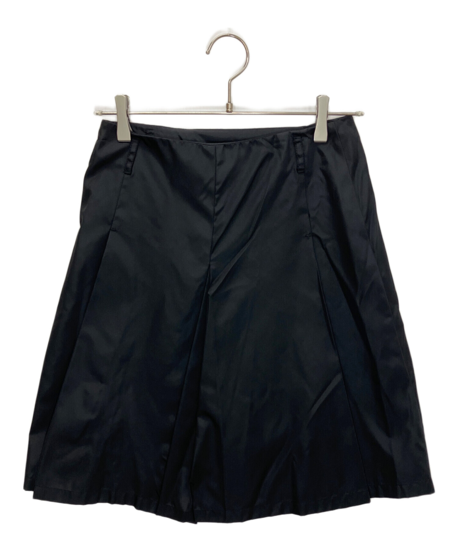 中古・古着通販】PRADA (プラダ) ナイロンスカート ブラック サイズ:38