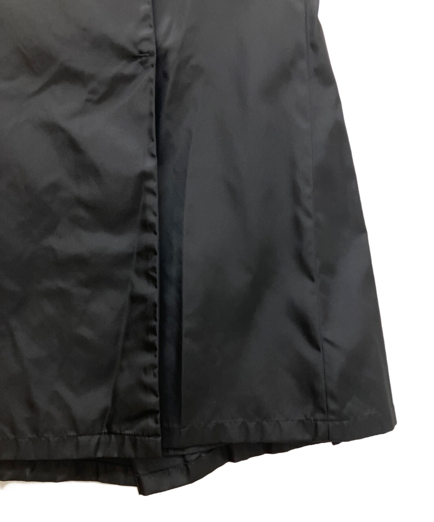 中古・古着通販】PRADA (プラダ) ナイロンスカート ブラック サイズ:38