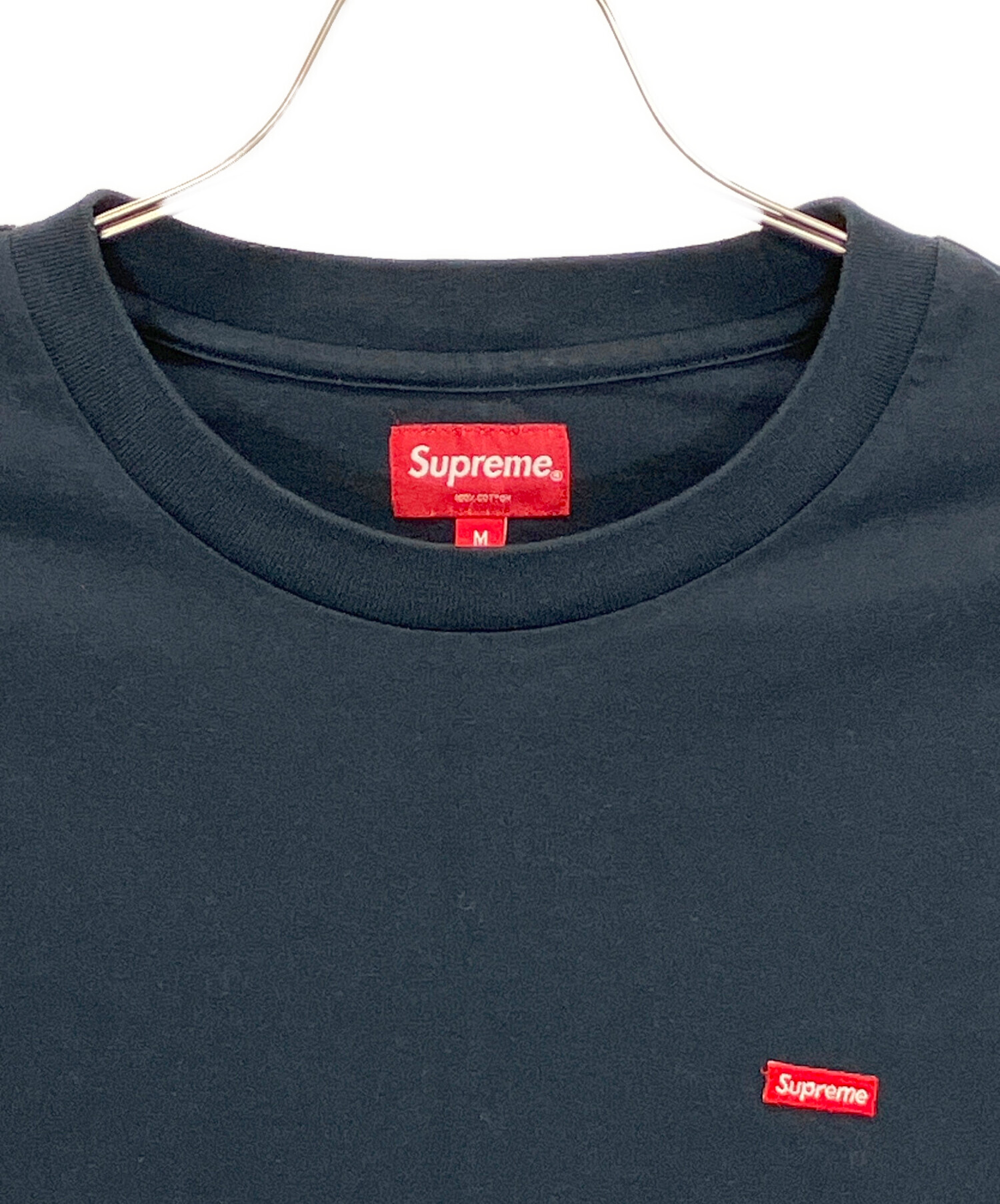 中古・古着通販】SUPREME (シュプリーム) 半袖カットソー ネイビー 