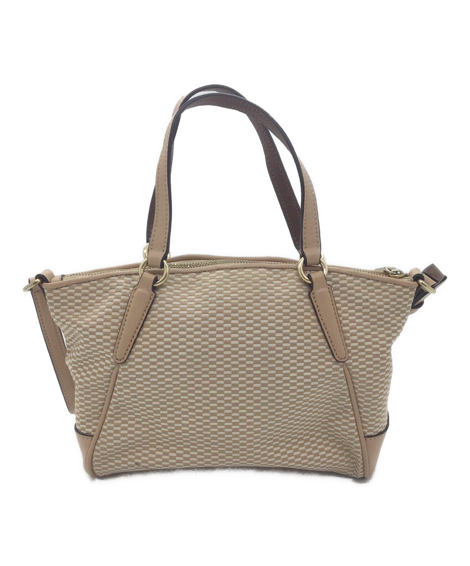 中古・古着通販】COACH (コーチ) 2WAYバッグ ベージュ｜ブランド・古着