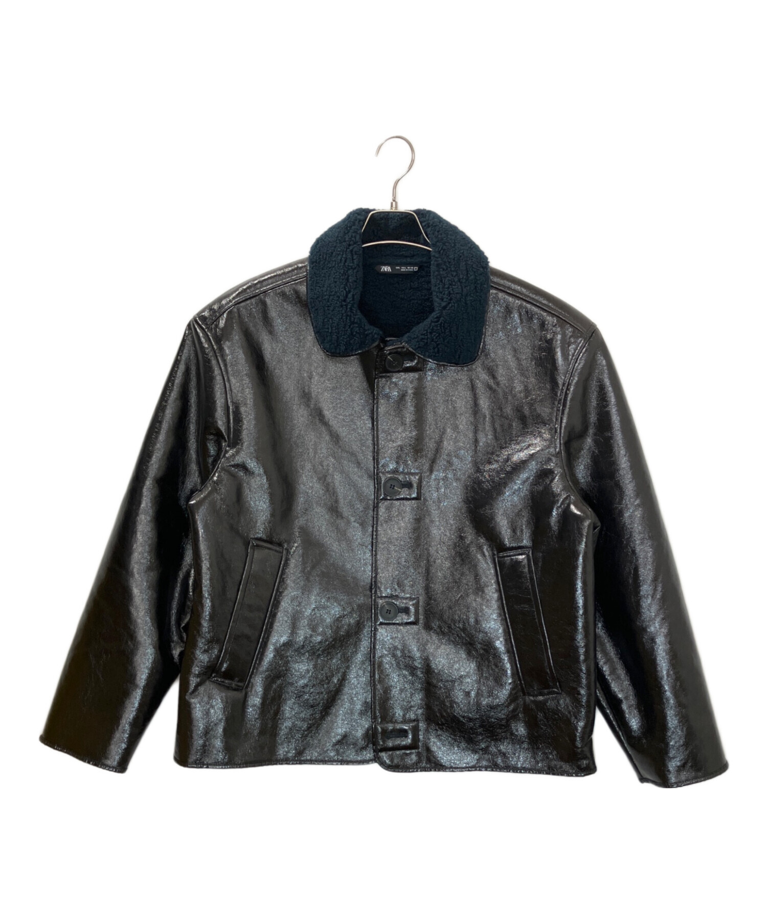 中古・古着通販】ZARA (ザラ) 中綿ジャケット ブラック サイズ:L