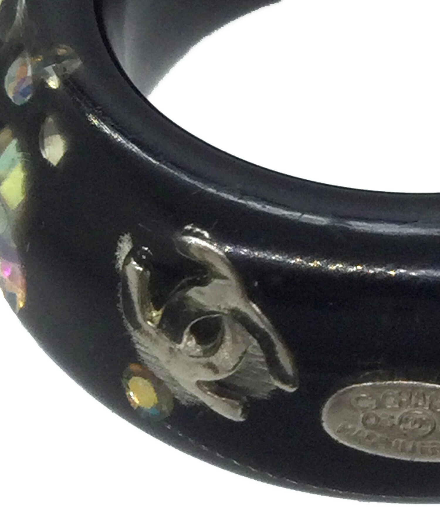 中古・古着通販】CHANEL (シャネル) ラインストーンココマークリング