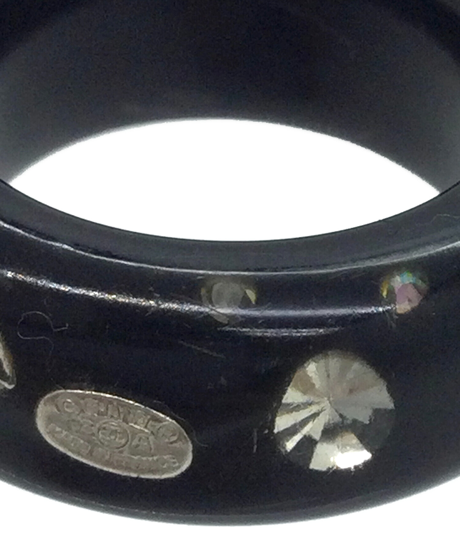 中古・古着通販】CHANEL (シャネル) ラインストーンココマークリング