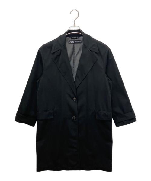 中古・古着通販】ZARA (ザラ) チェスターコート ブラック サイズ:XS
