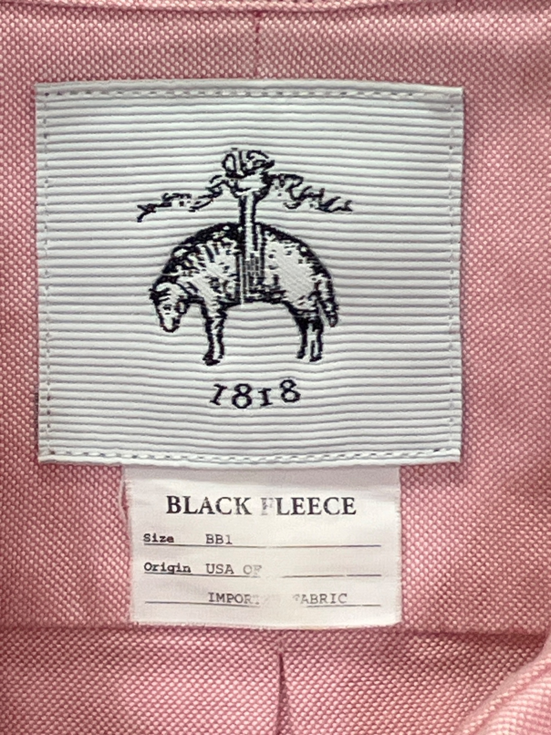 中古・古着通販】Black Fleece (ブラックフリース) 長袖シャツ ピンク 