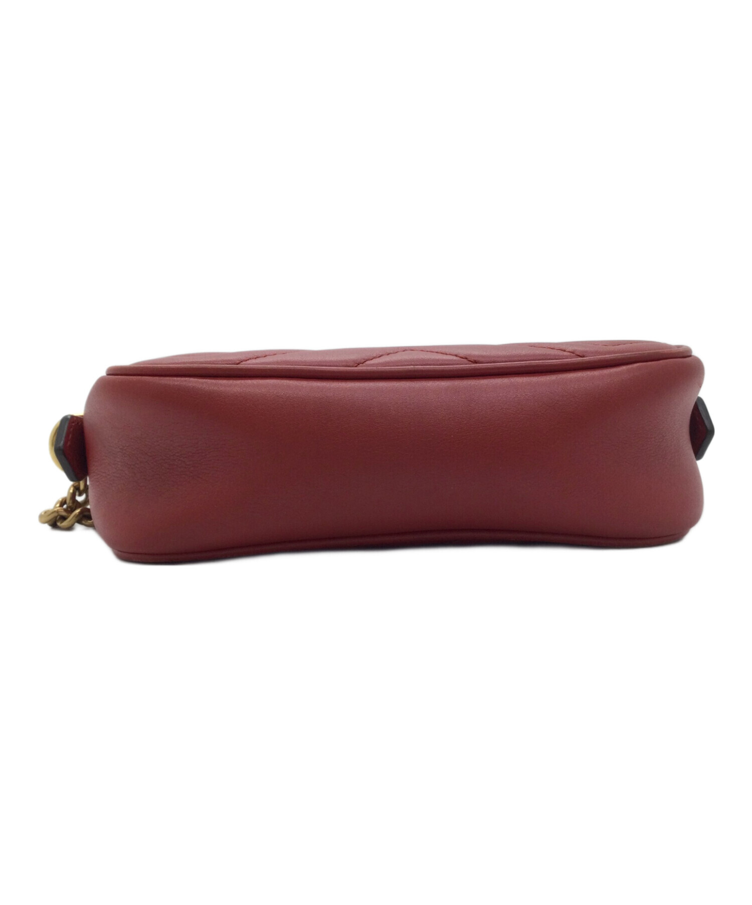 未使用　GUCCI ラベンダー ポーチ　ショルダーバッグ 中古・古着通販】GUCCI (グッチ) ショルダーバッグ レッド｜ブランド