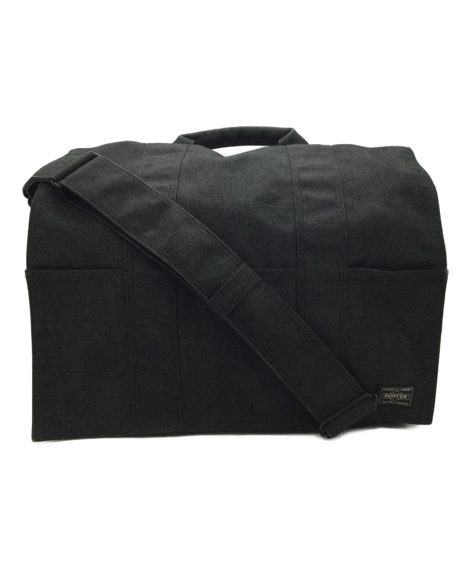 中古・古着通販】PORTER (ポーター) メッセンジャーバッグ ブラック