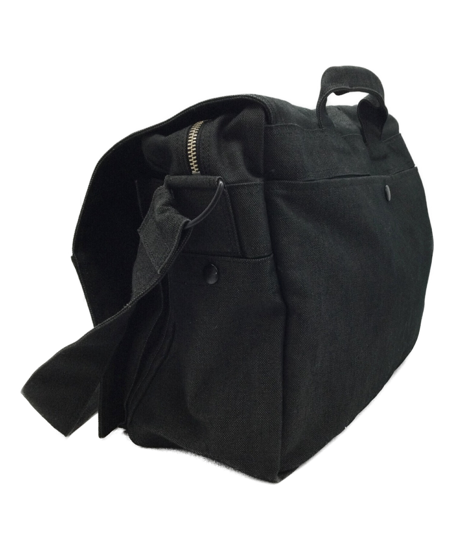 中古・古着通販】PORTER (ポーター) メッセンジャーバッグ ブラック 