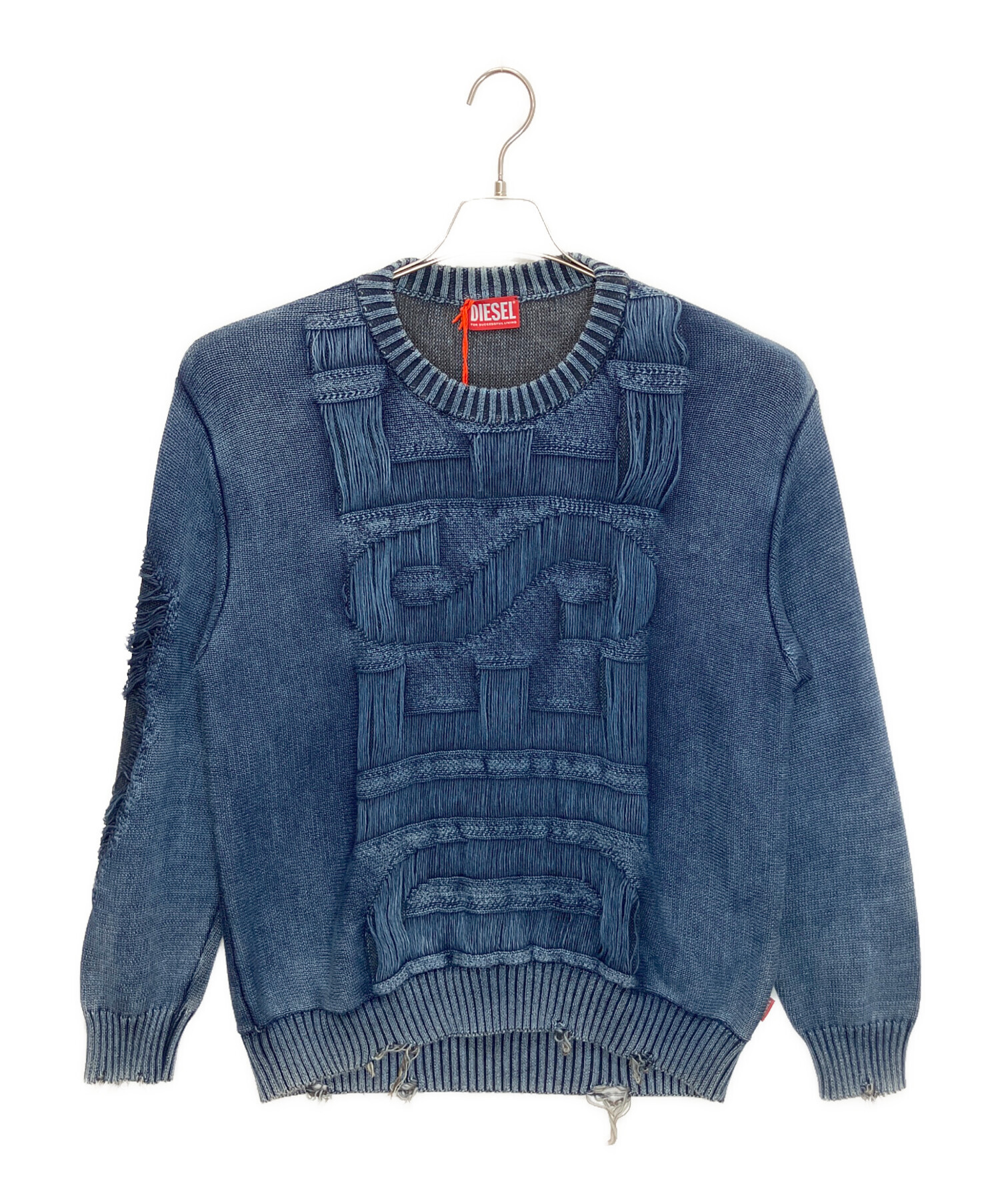 中古・古着通販】DIESEL (ディーゼル) A15478 厚手ニット ネイビー