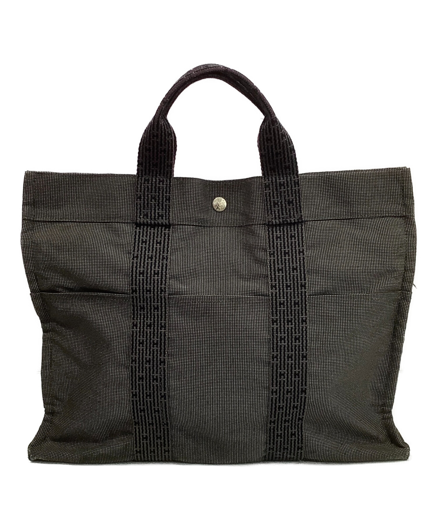 HERMÈS グレー トートバッグ 中古・古着通販】HERMES (エルメス) トートバッグ グレー｜ブランド