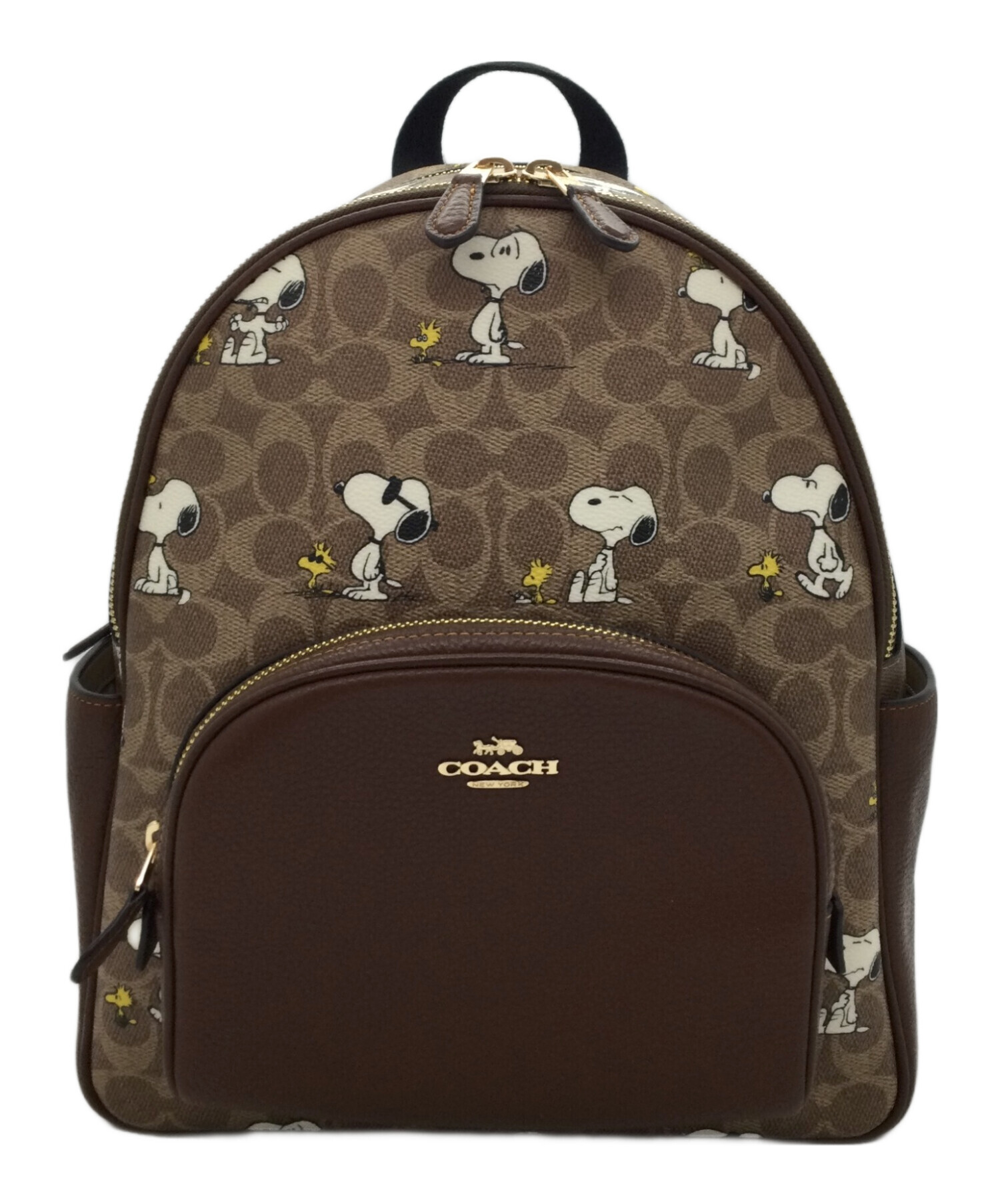 コーチPEANUTSコラボ SE853 未使用 スヌーピー リュック COACH 中古・古着通販】COACH (コーチ) PEANUTS (ピーナッツ) リュック