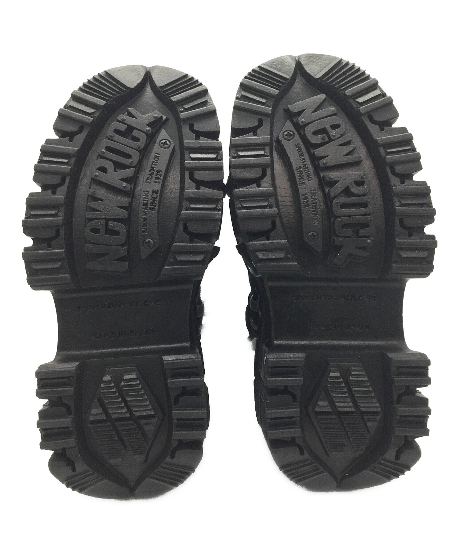 中古・古着通販】NEWROCK (ニューロック) 厚底ブーツ M-TANK106-C2
