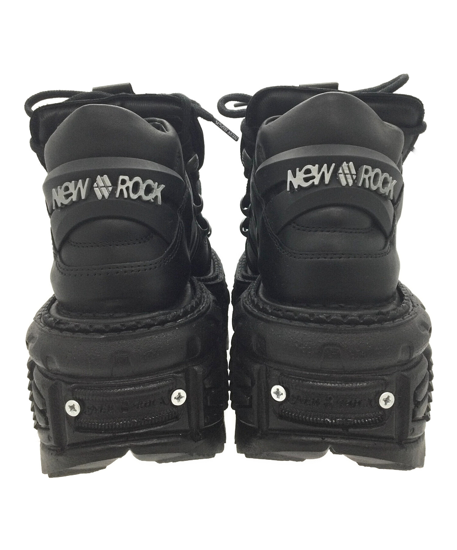 中古・古着通販】NEWROCK (ニューロック) 厚底ブーツ M-TANK106-C2
