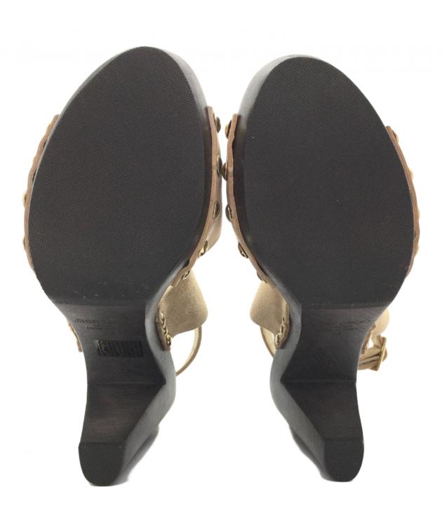 中古・古着通販】JIMMY CHOO (ジミーチュウ) プラットフォームサンダル