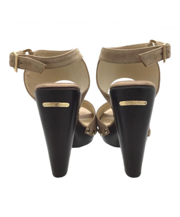 中古・古着通販】JIMMY CHOO (ジミーチュウ) プラットフォームサンダル