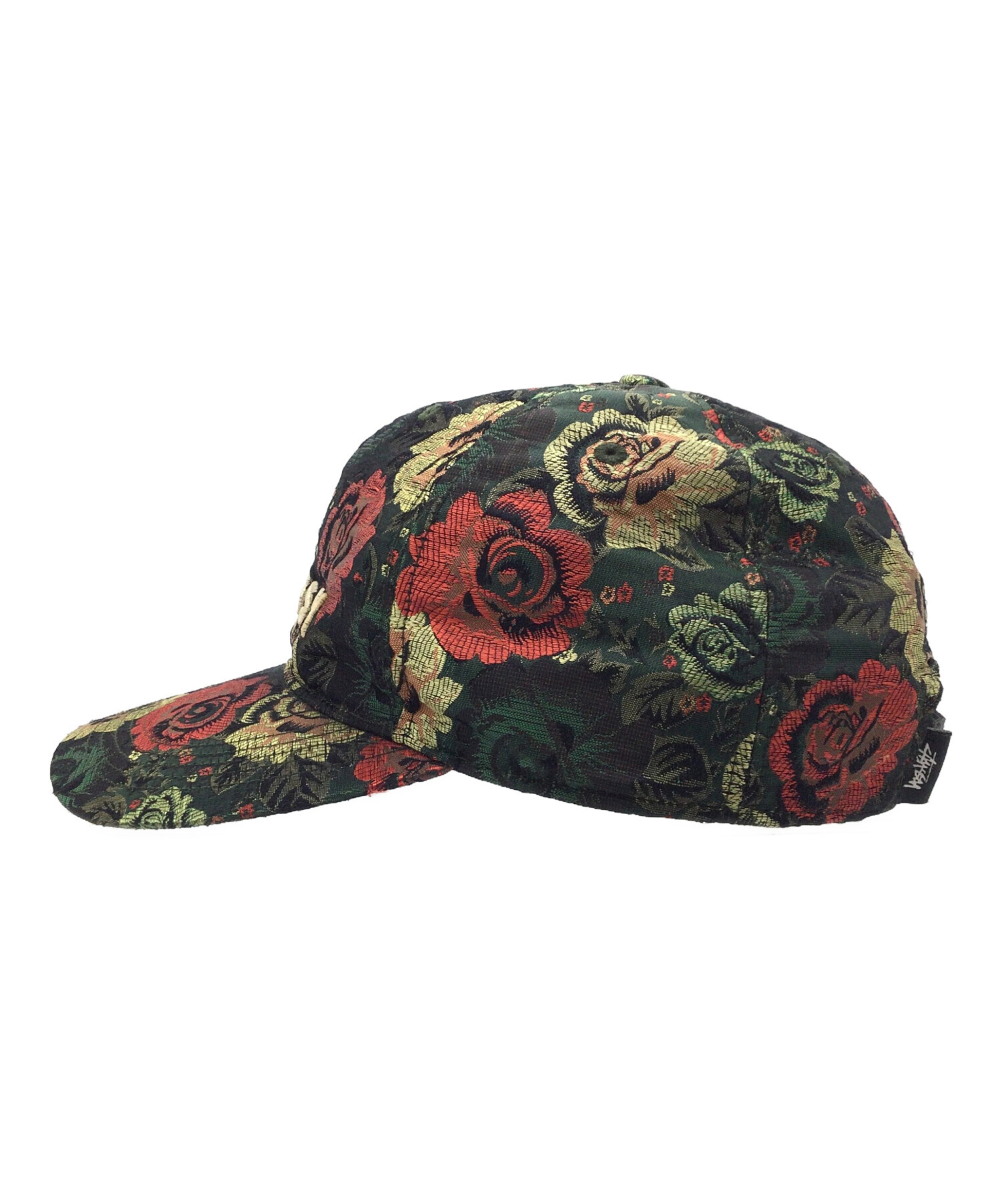 中古・古着通販】stussy (ステューシー) キャップ グリーン×レッド