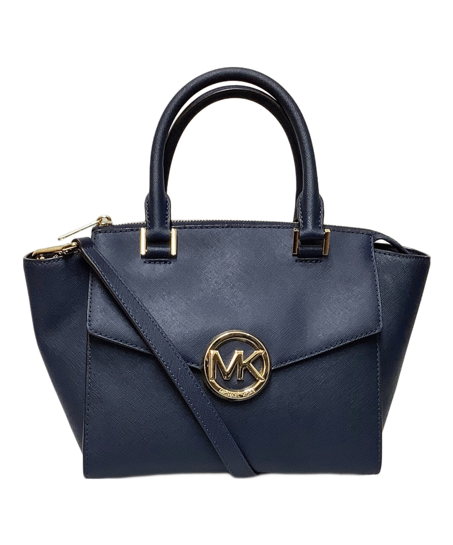 MICHAEL KORS ビジネスバッグ 2way ネイビー 中古・古着通販】MICHAEL KORS (マイケルコース) 2WAYバッグ ネイビー