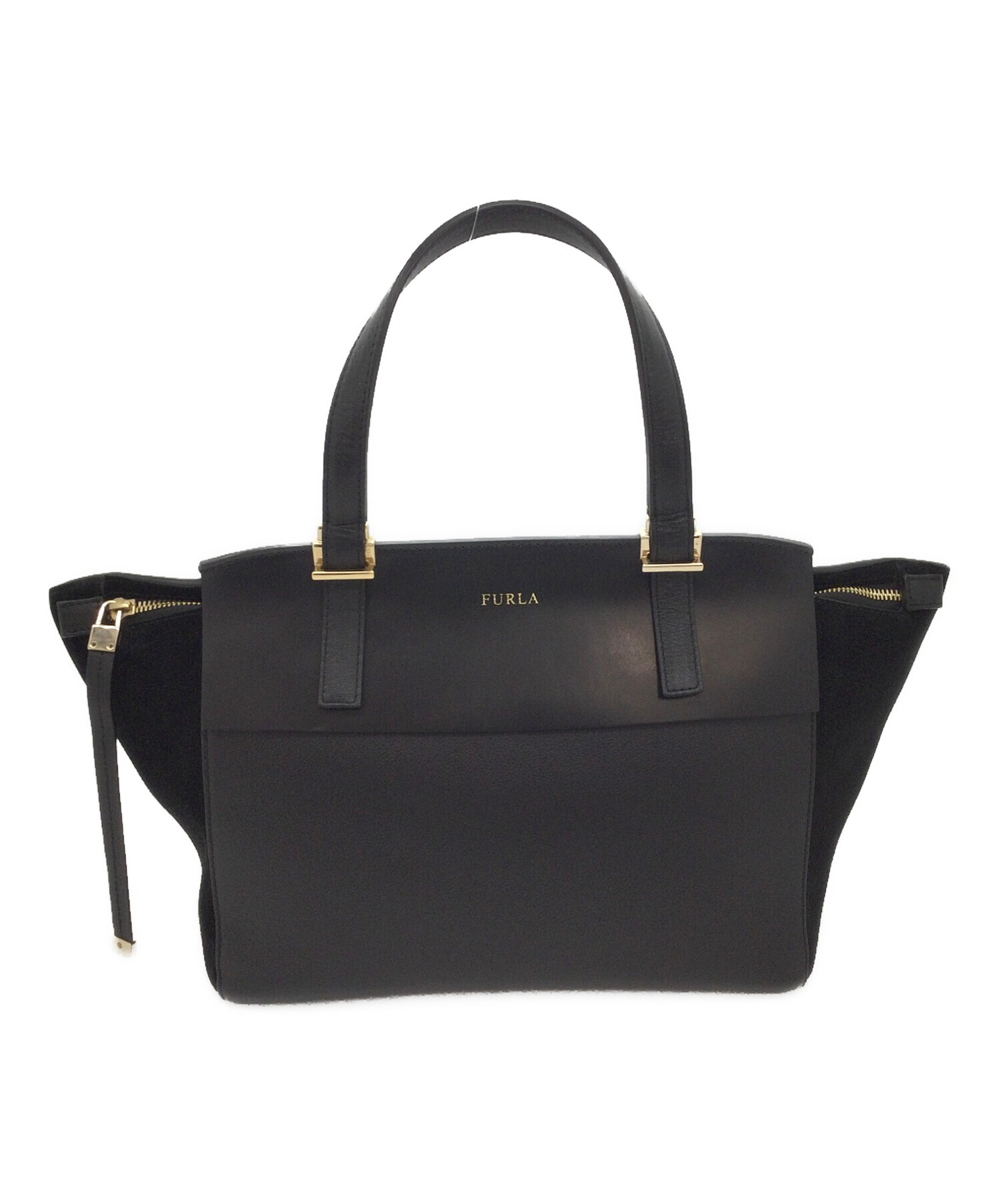 中古・古着通販】FURLA (フルラ) トートバッグ ブラック｜ブランド 