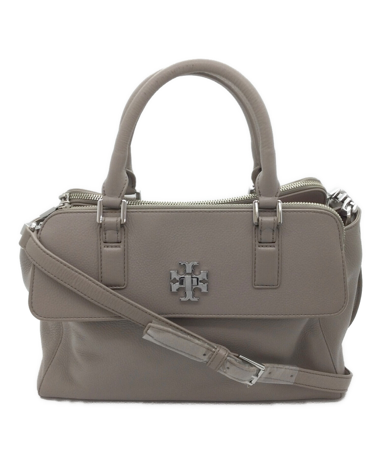 値下げ【新品未使用】トリーバーチ　８1/2サイズ 中古・古着通販】TORY BURCH (トリーバーチ) 2WAYハンドバッグ グレー