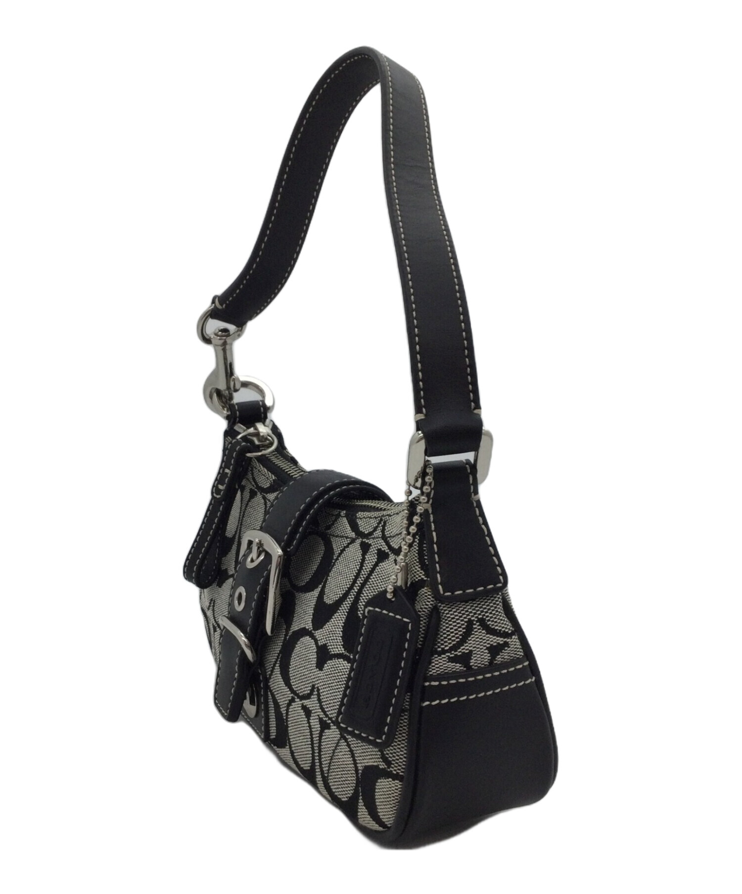 レディース 希少 vintage coach archive アクセサリーポーチ 黒