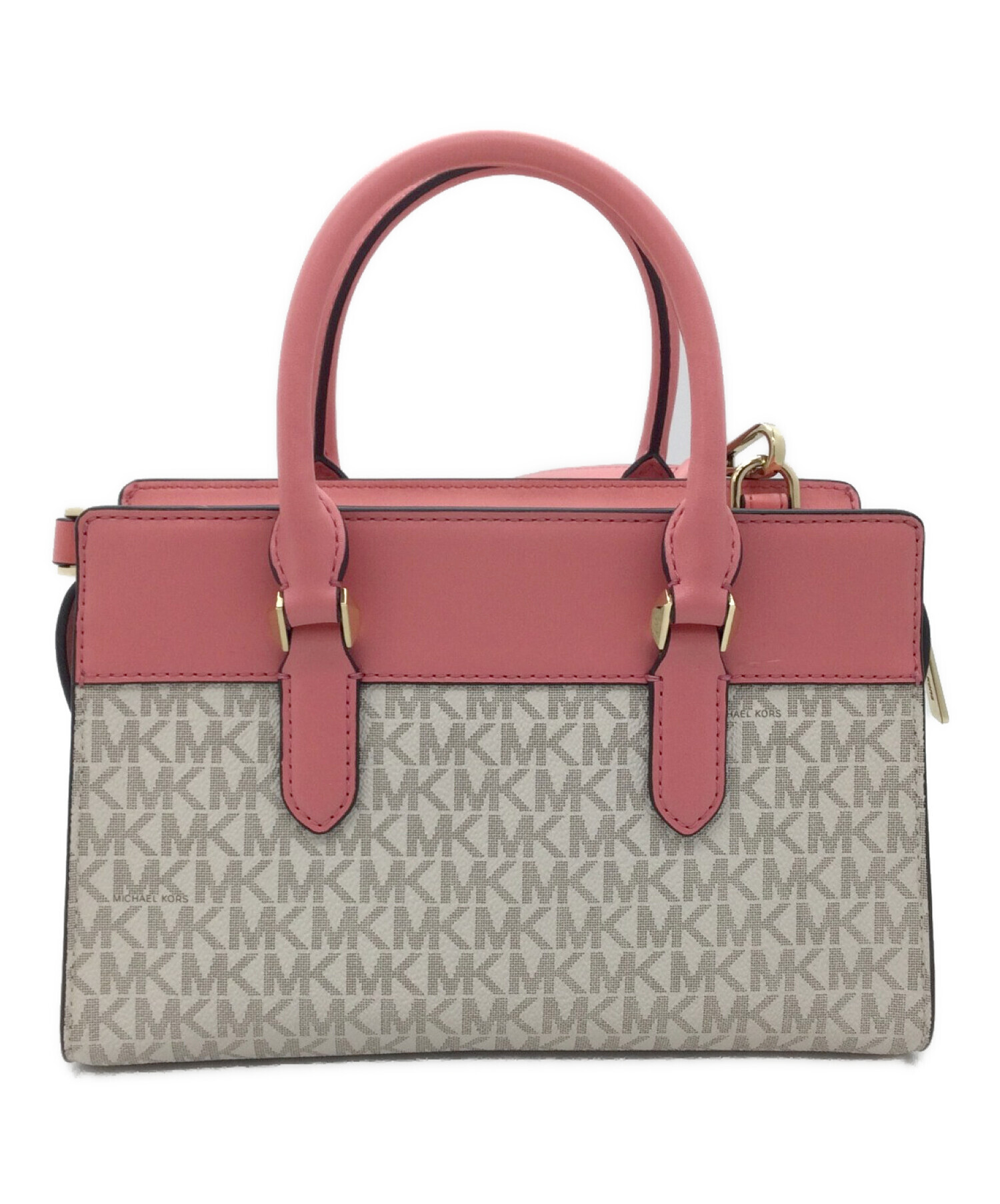 MICHAEL KORS マイケルコース/2wayバッグ/ホワイト×ピンク系 