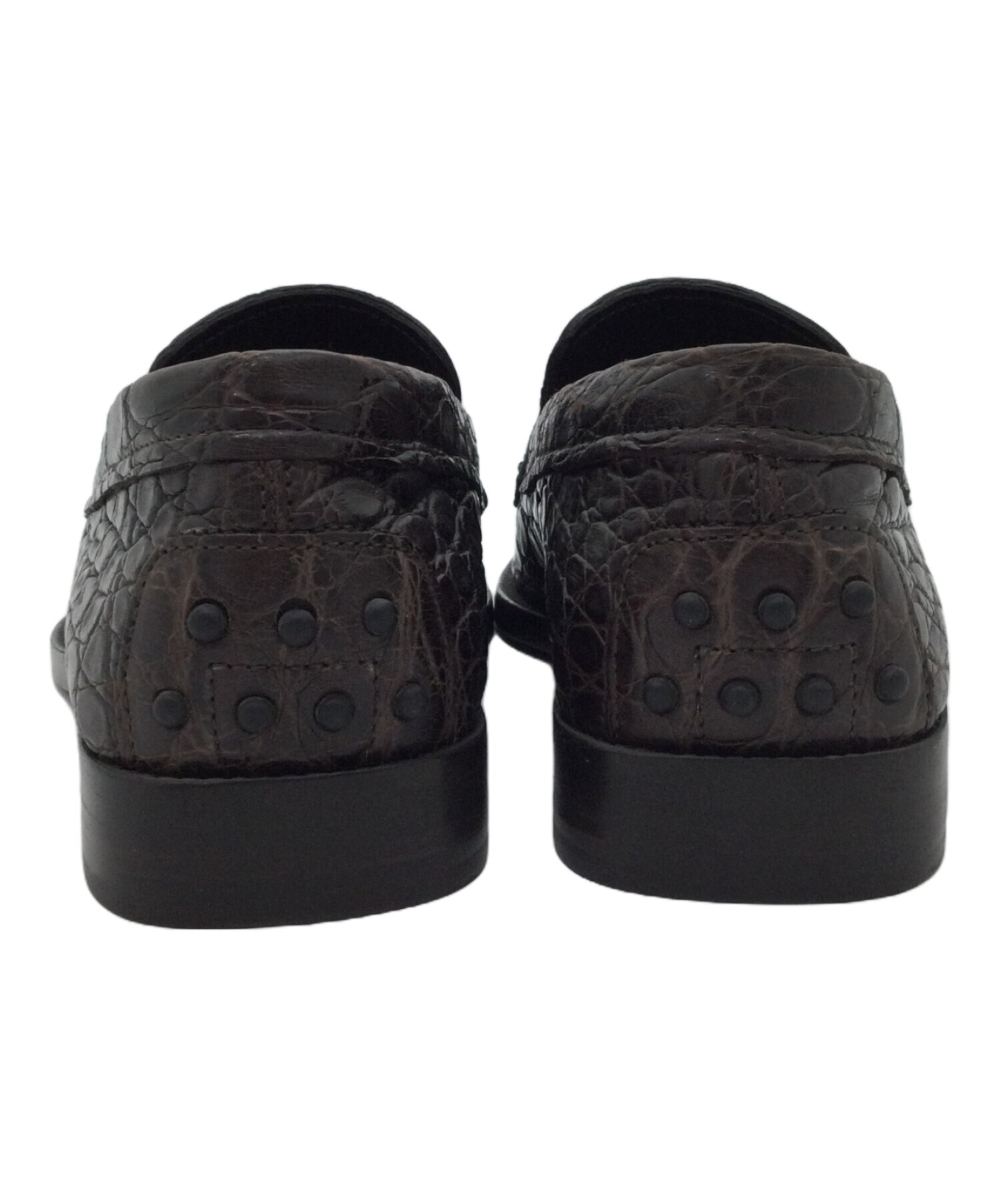 中古・古着通販】TOD'S (トッズ) ローファー ブラウン サイズ:SIZE 6