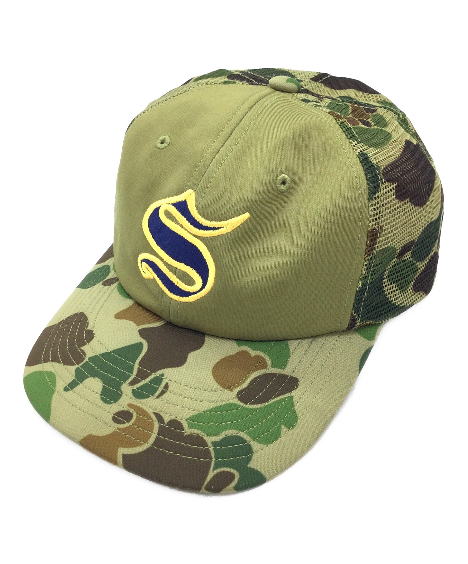 中古・古着通販】SUPREME (シュプリーム) メッシュキャップ グリーン