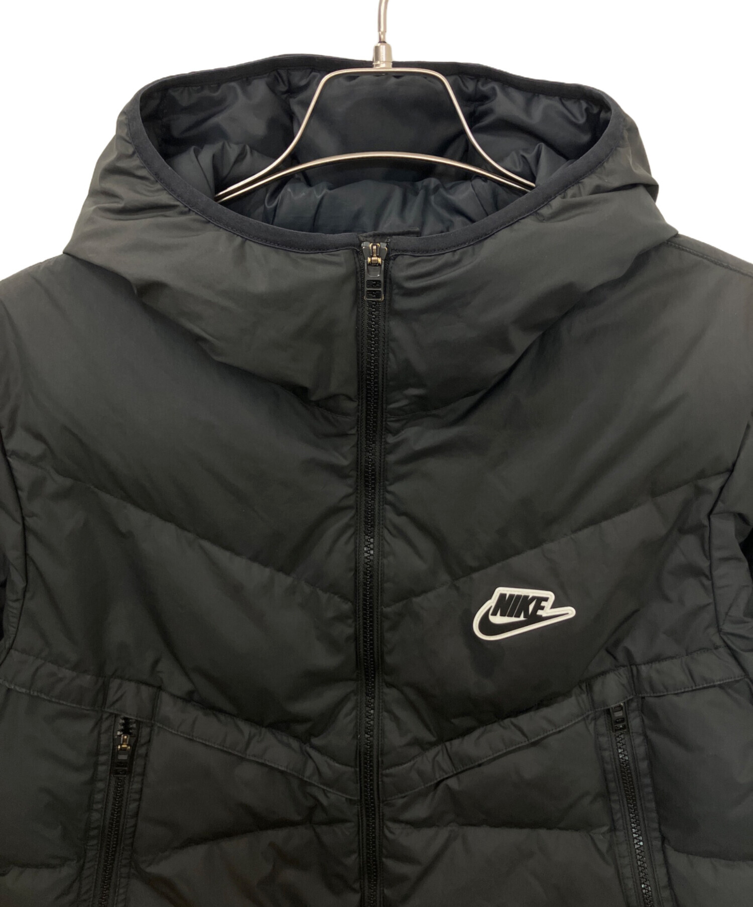 中古・古着通販】NIKE (ナイキ) ダウンジャケット ブラック サイズ:M 