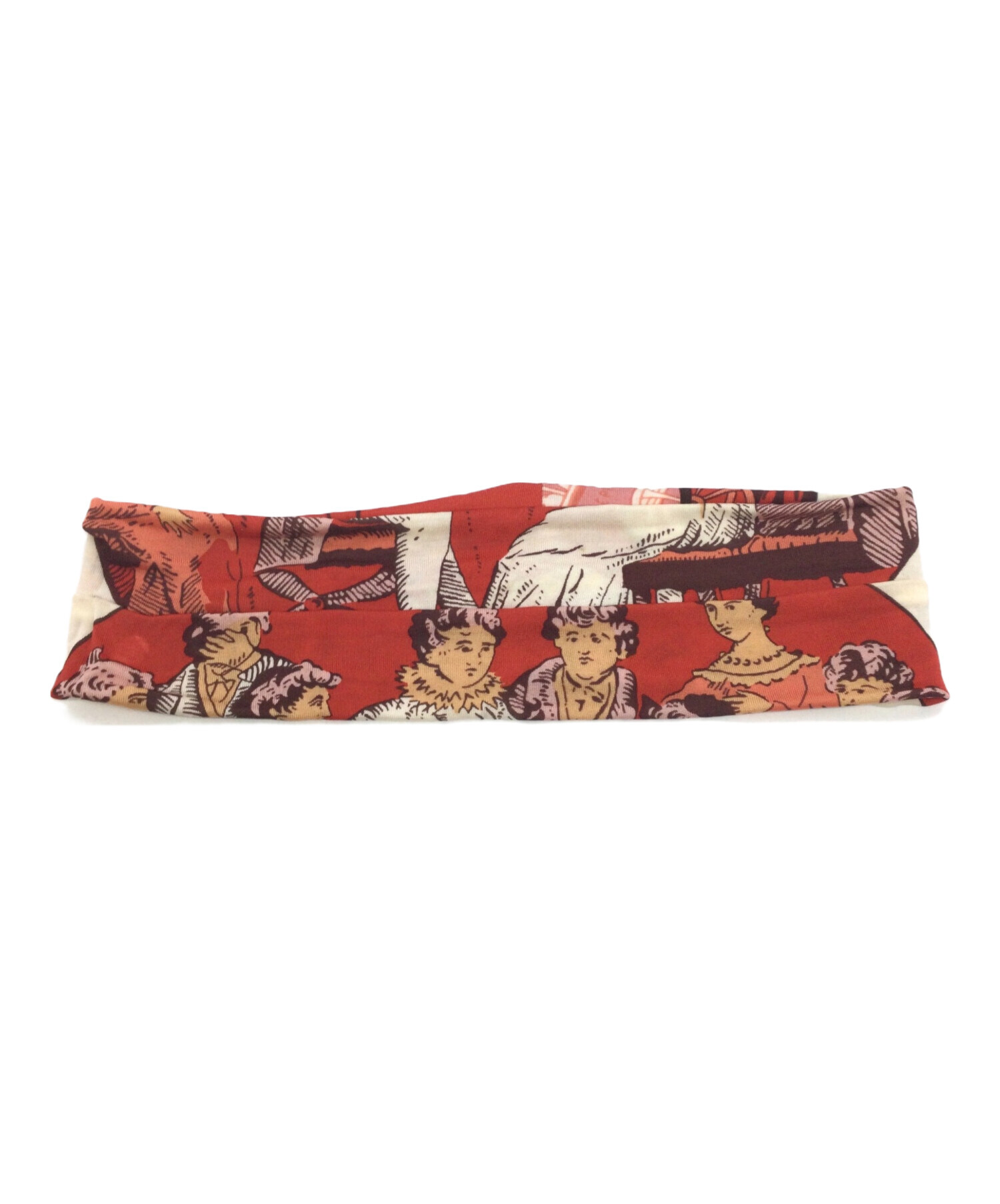 中古・古着通販】HERMES (エルメス) ヘアバンド レッド｜ブランド