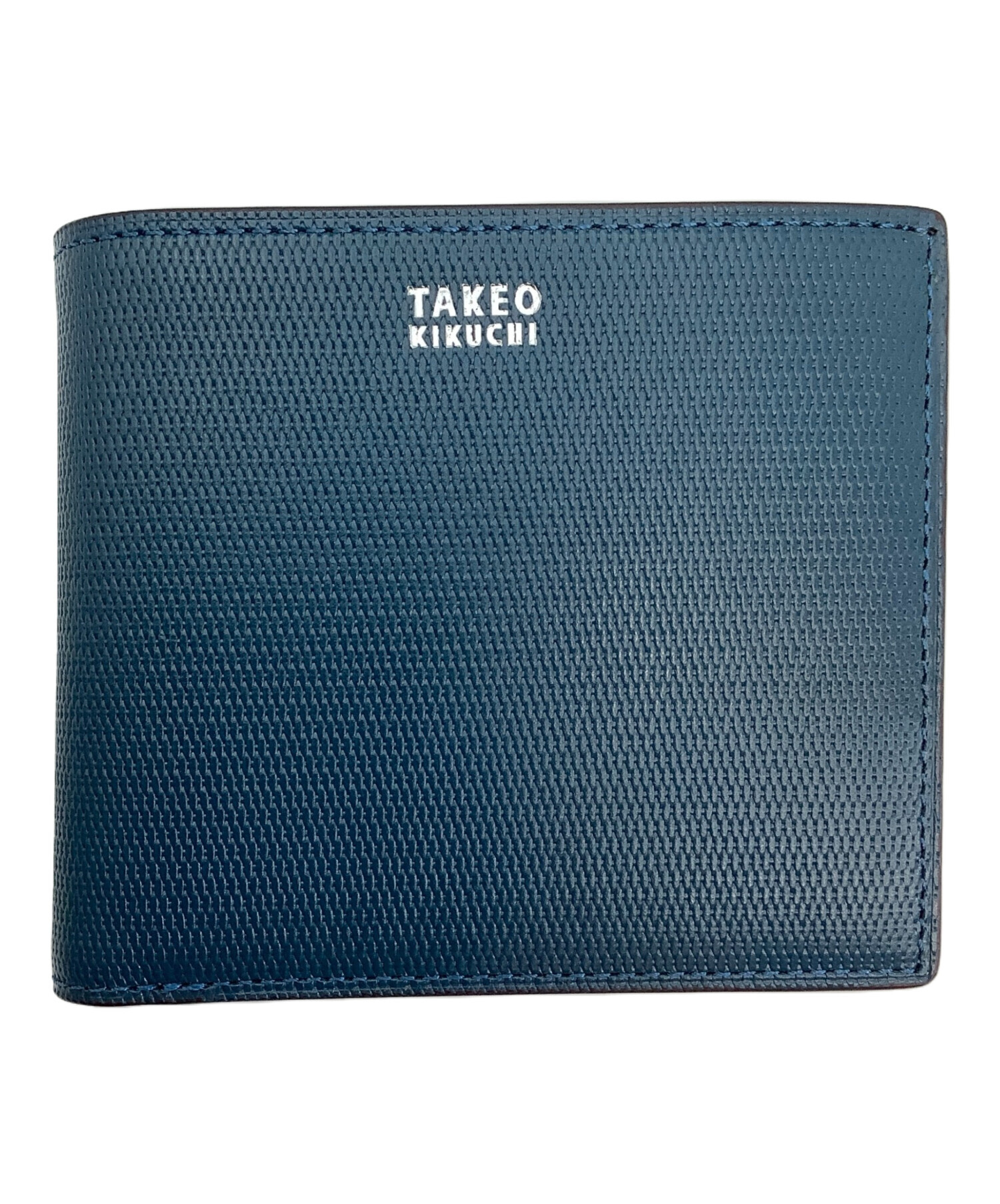 中古・古着通販】TAKEO KIKUCHI (タケオキクチ) 2つ折り財布 ネイビー