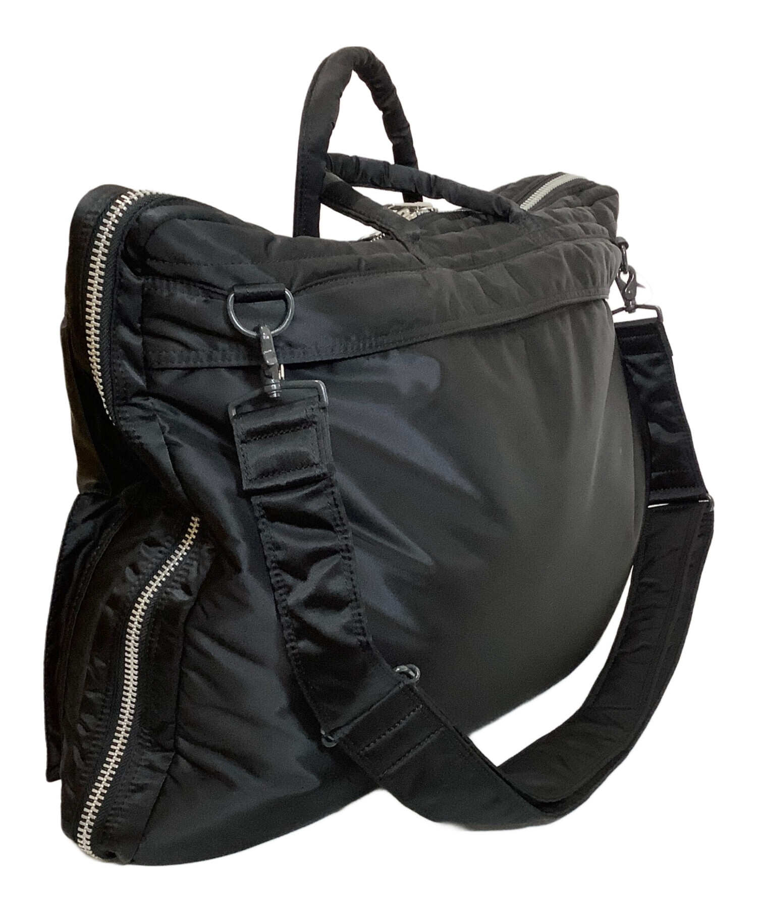 中古・古着通販】PORTER (ポーター) 2WAYガーメントバッグ ブラック