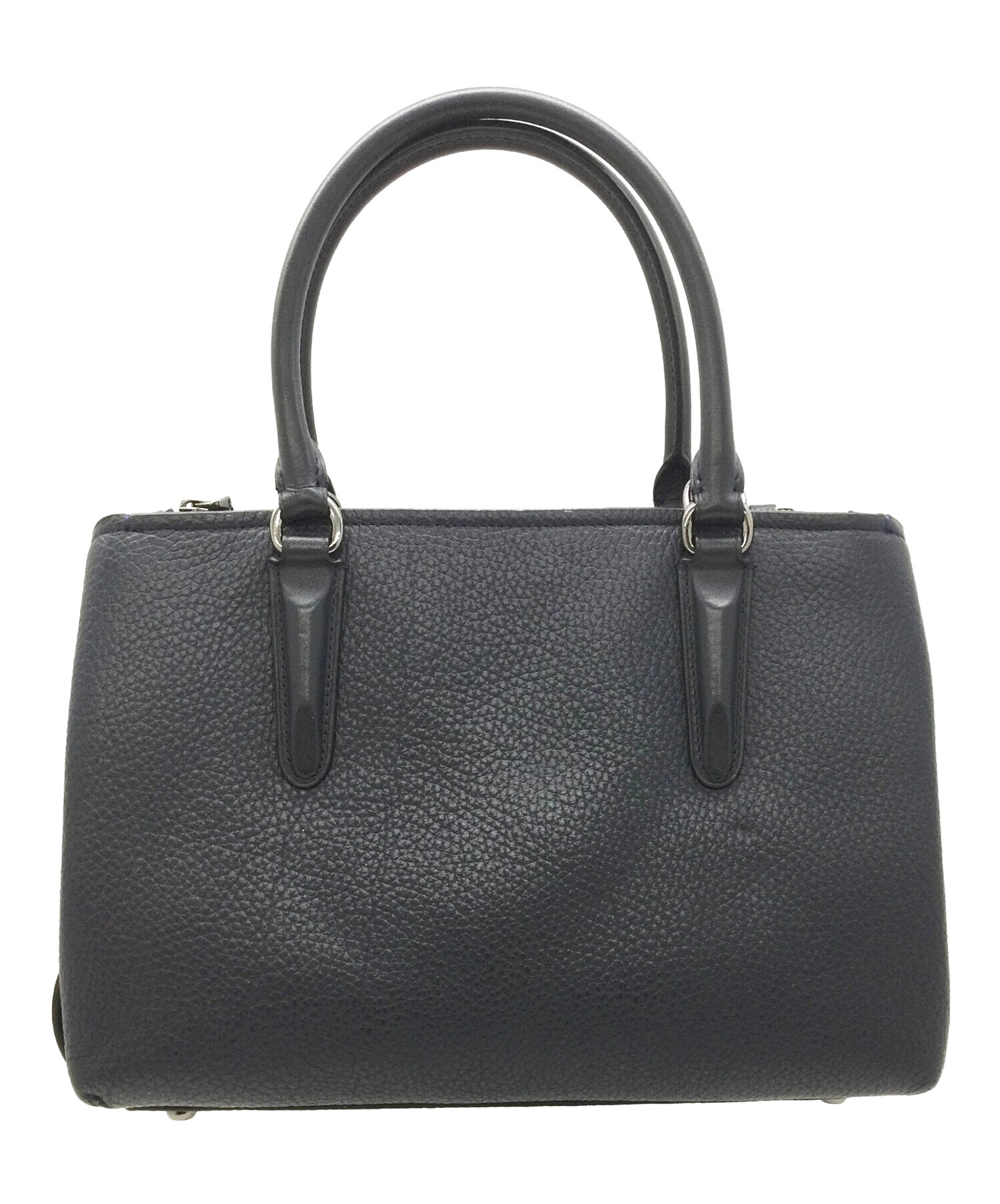 COACH☆2WAYバッグ 中古・古着通販】COACH (コーチ) 2WAYバッグ ネイビー｜ブランド・古着