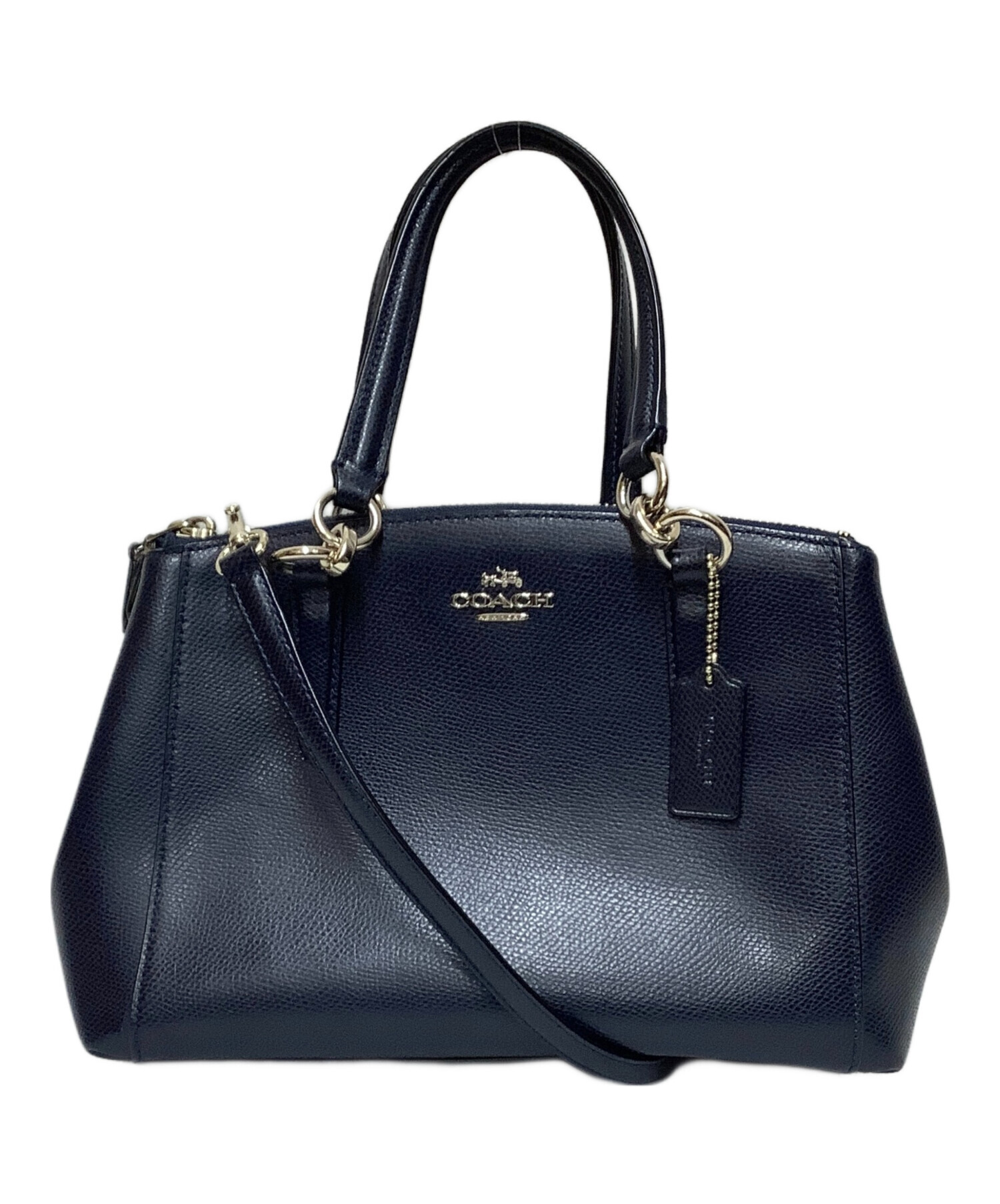 中古・古着通販】COACH (コーチ) 2WAYバッグ ネイビー｜ブランド・古着