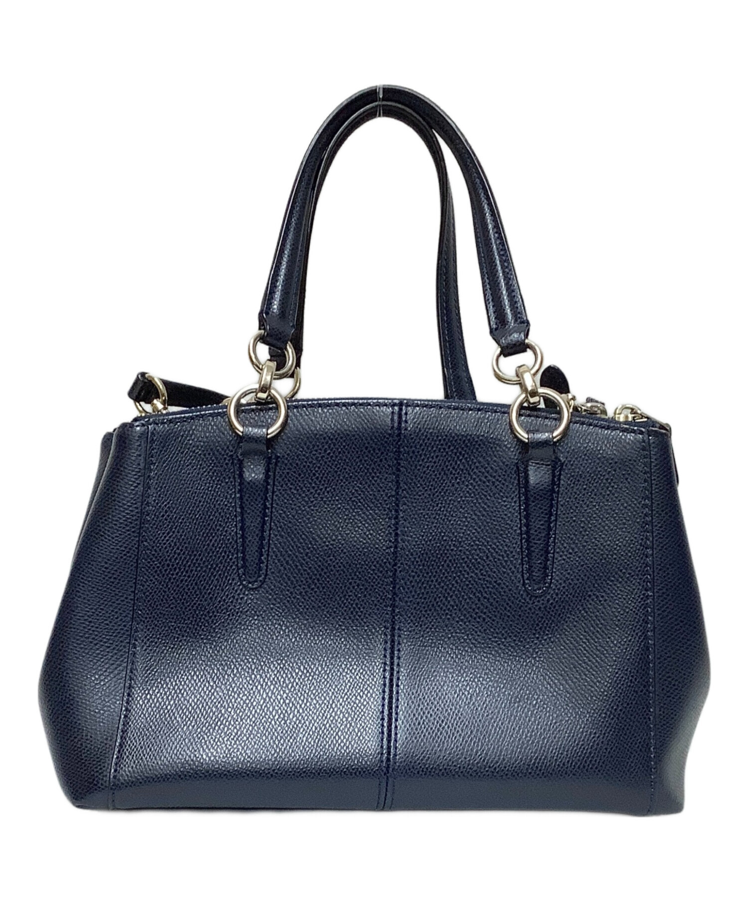 中古・古着通販】COACH (コーチ) 2WAYバッグ ネイビー｜ブランド・古着