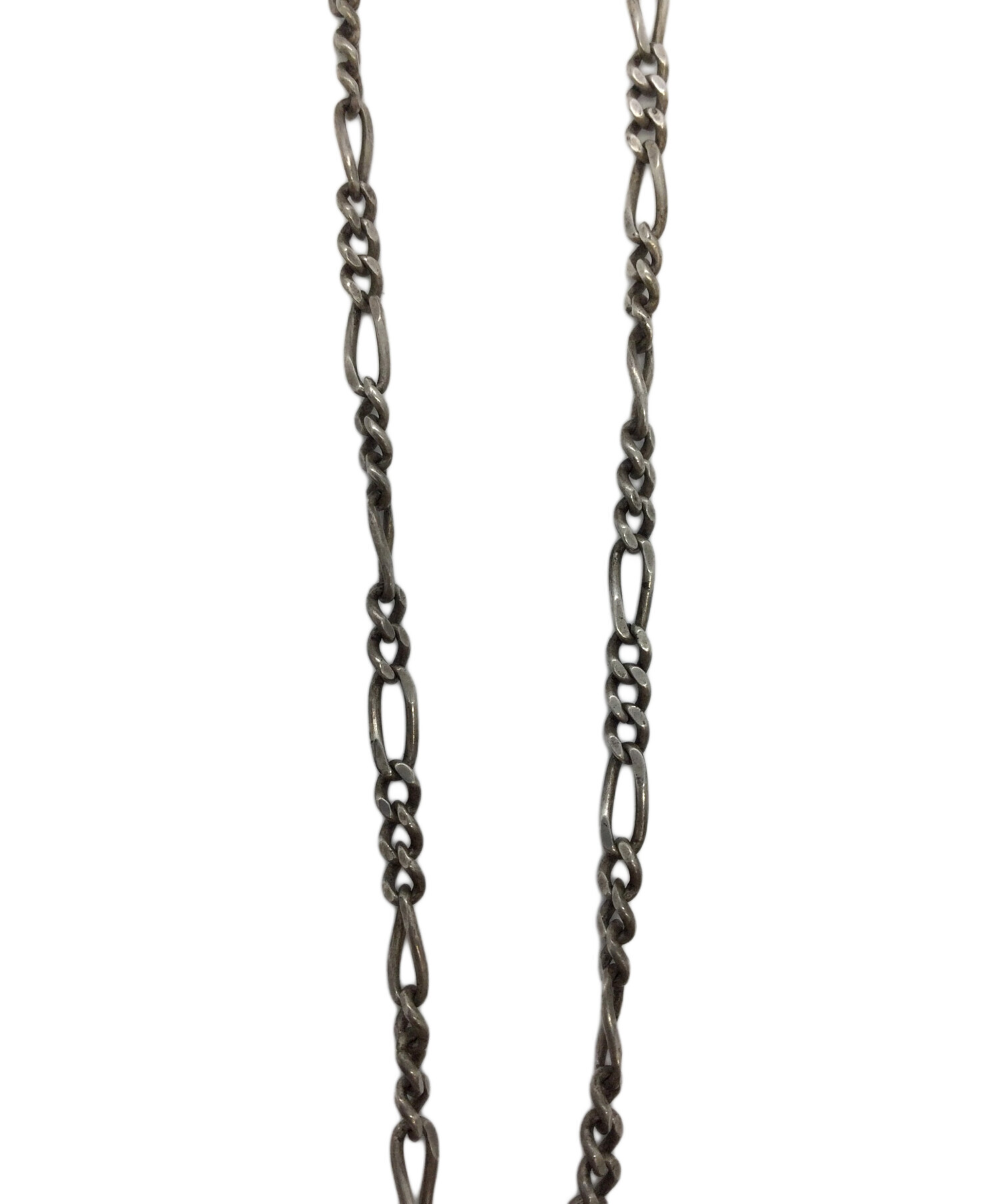 中古・古着通販】GUCCI (グッチ) Gプレートネックレス シルバー
