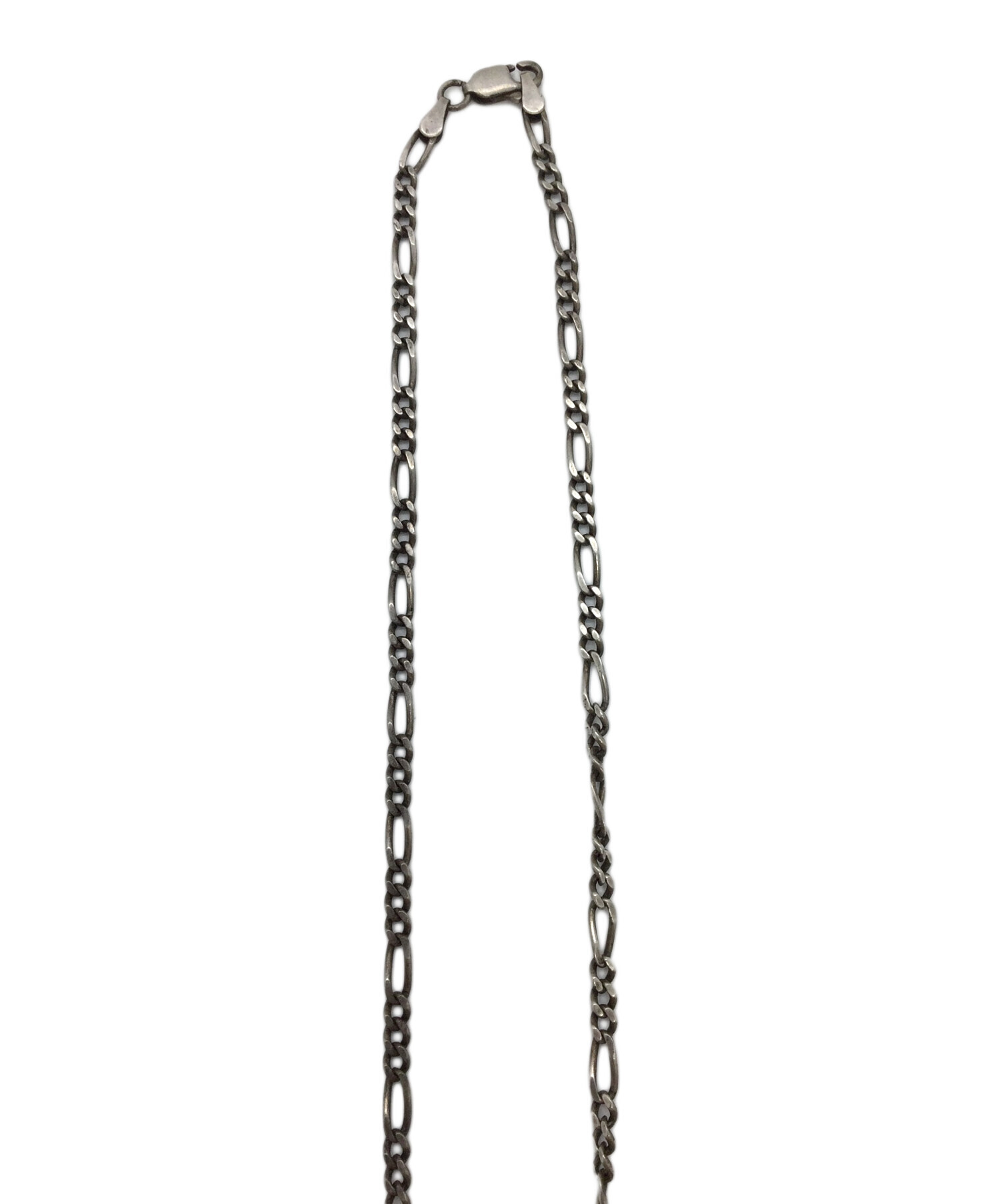 中古・古着通販】GUCCI (グッチ) Gプレートネックレス シルバー