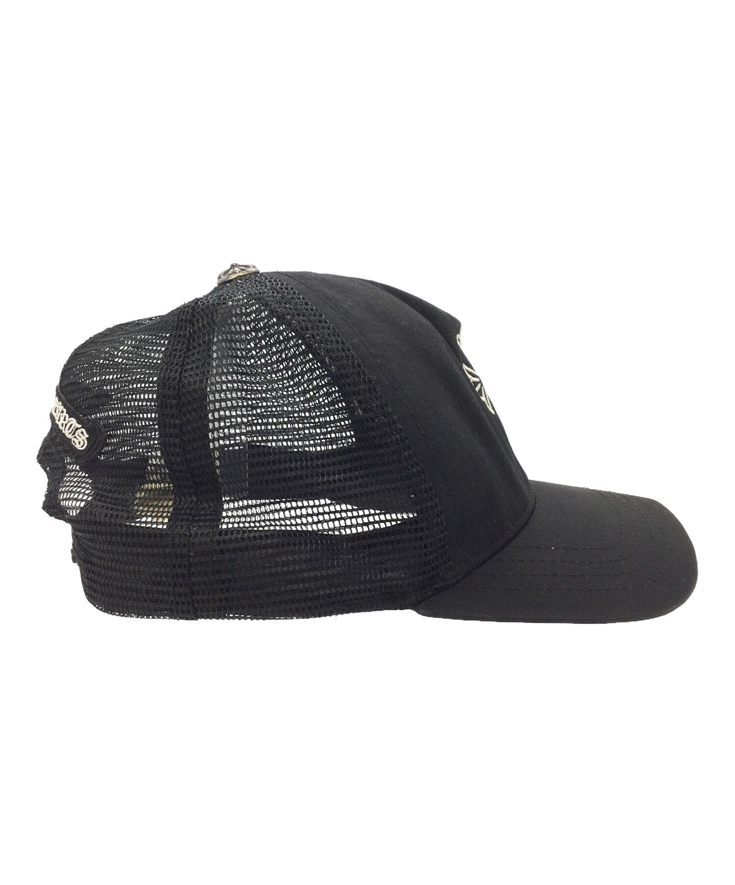 Chrome Hearts ブラックメッシュキャップ 中古・古着通販】CHROME HEARTS (クロムハーツ) メッシュキャップ