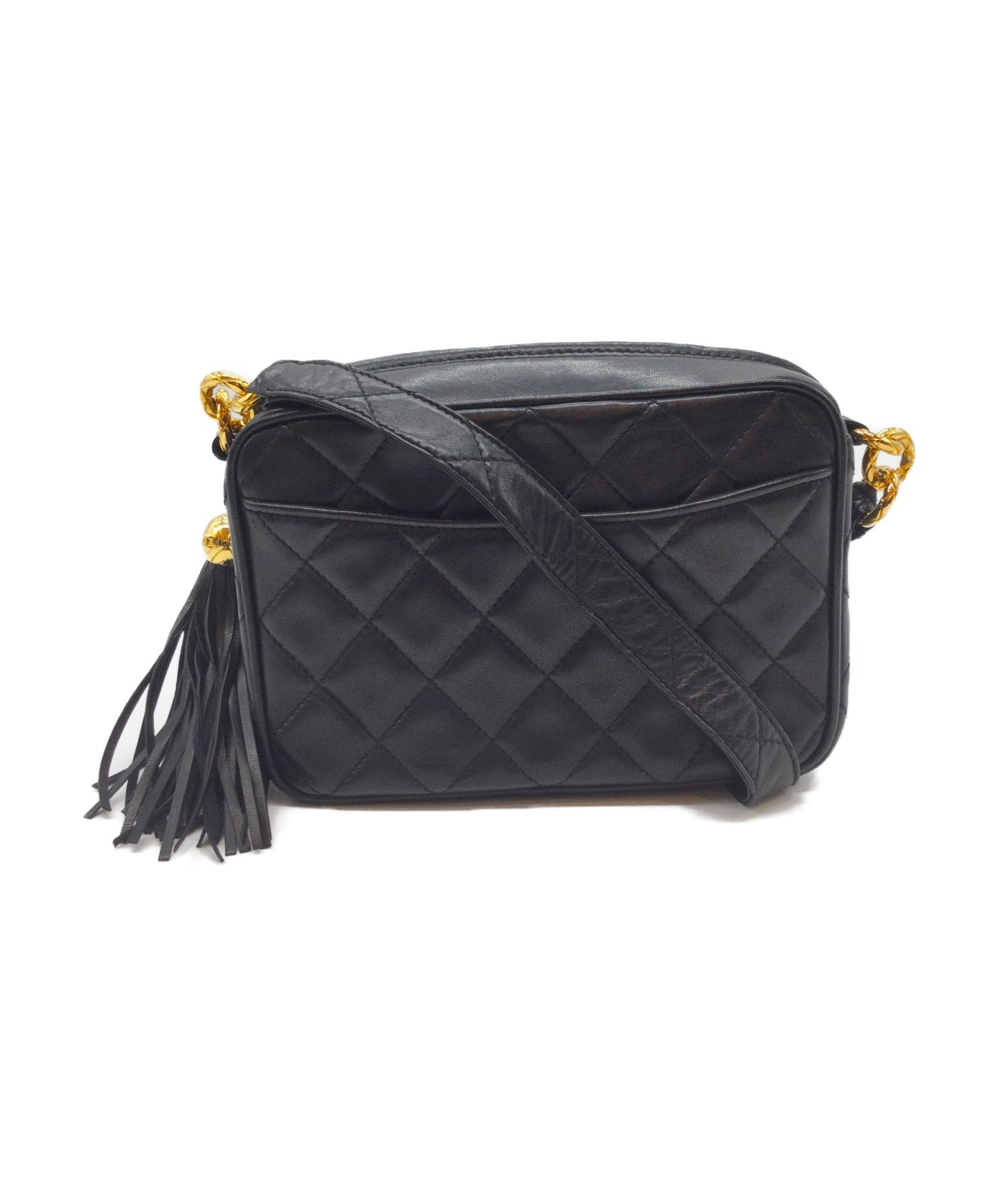 中古・古着通販】CHANEL (シャネル) フリンジショルダーバッグ 