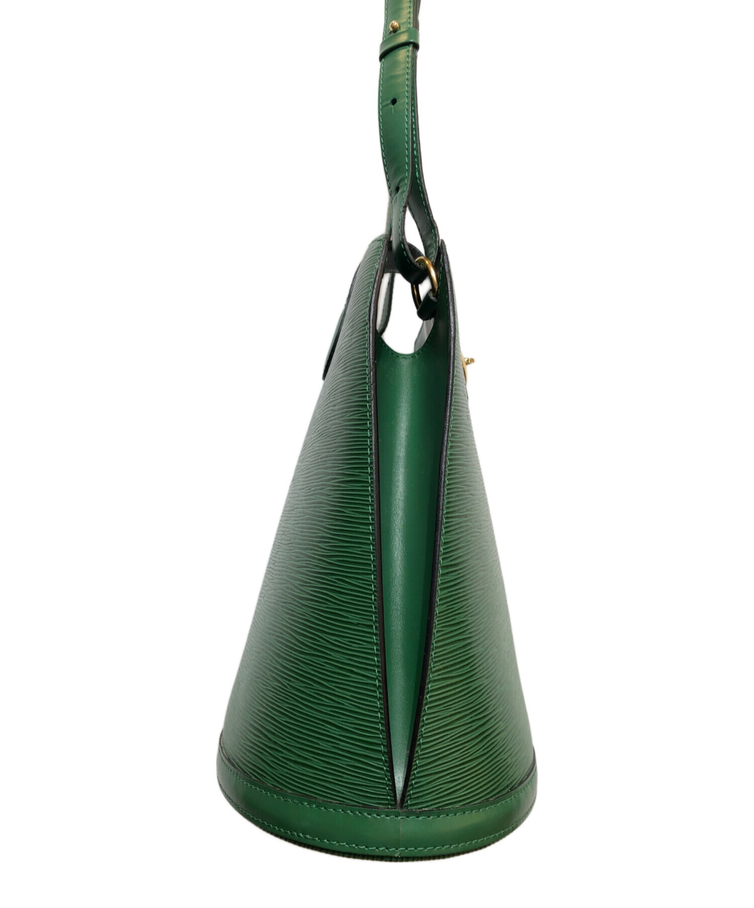 Louis Vuitton ショルダーバッグ オリーブグリーン 中古・古着通販】LOUIS VUITTON (ルイ ヴィトン) ショルダーバッグ