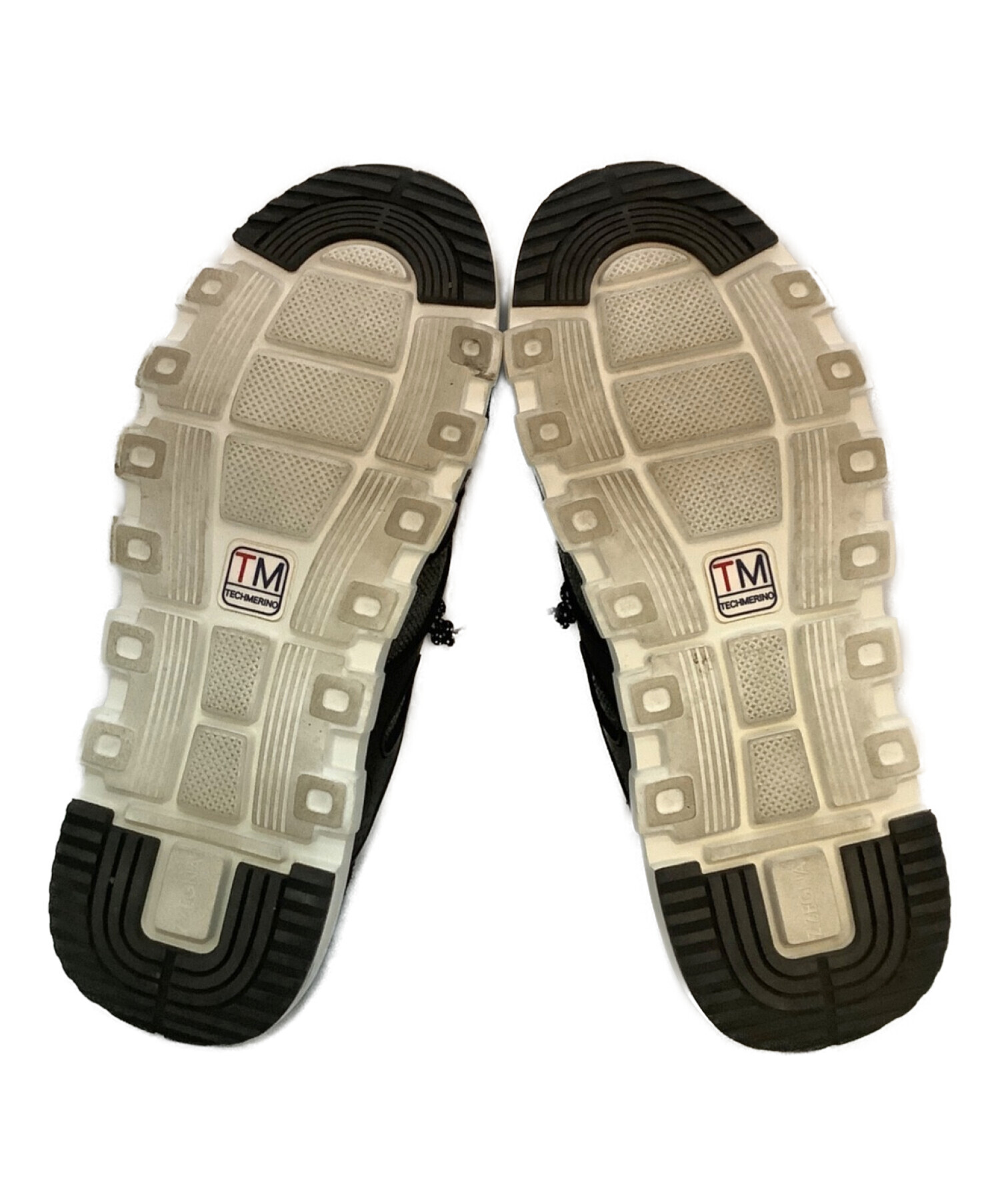 中古・古着通販】ZEGNA (ゼニア) スニーカー ブラック×グレー サイズ