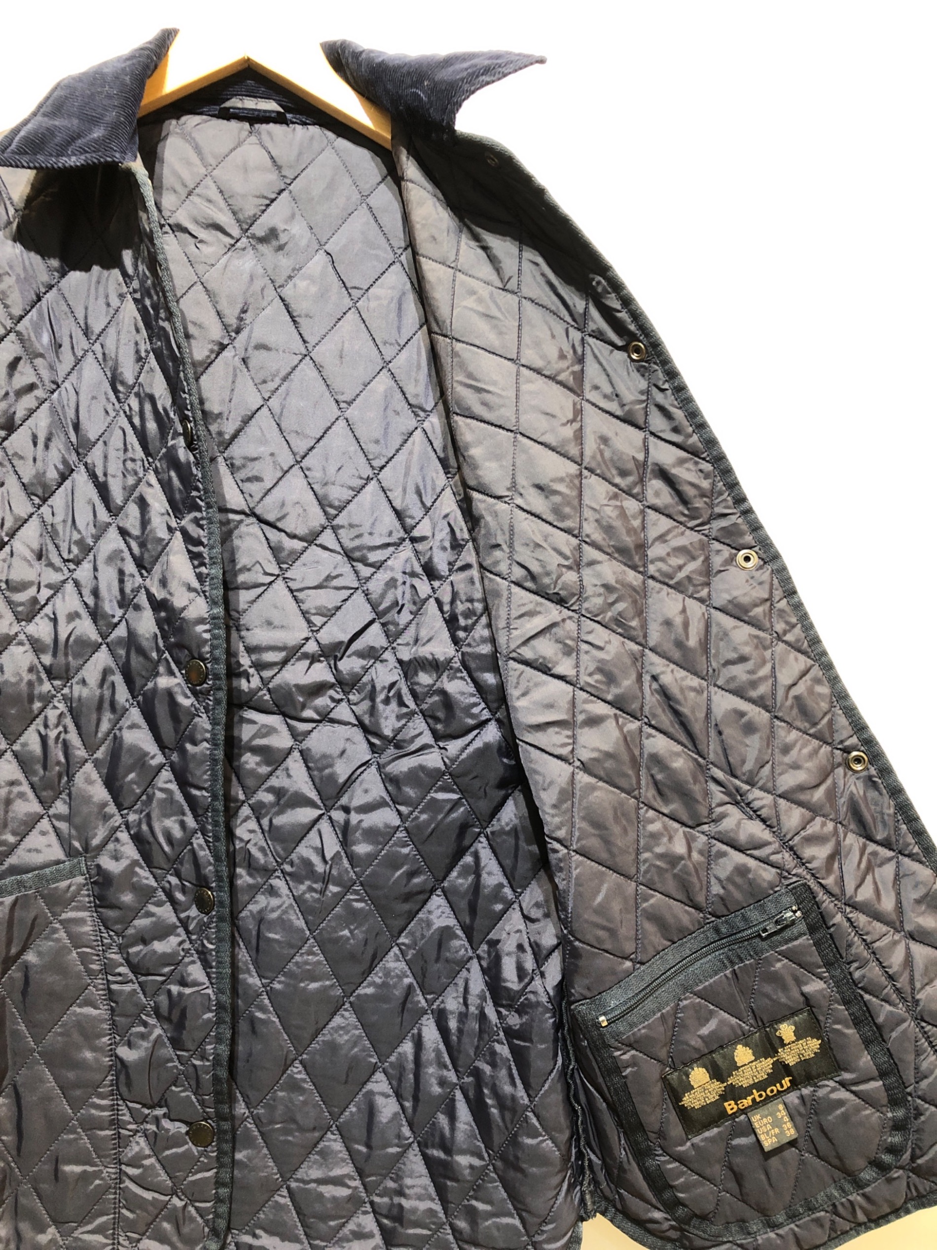 中古・古着通販】Barbour (バブアー) キルティングジャケット ネイビー