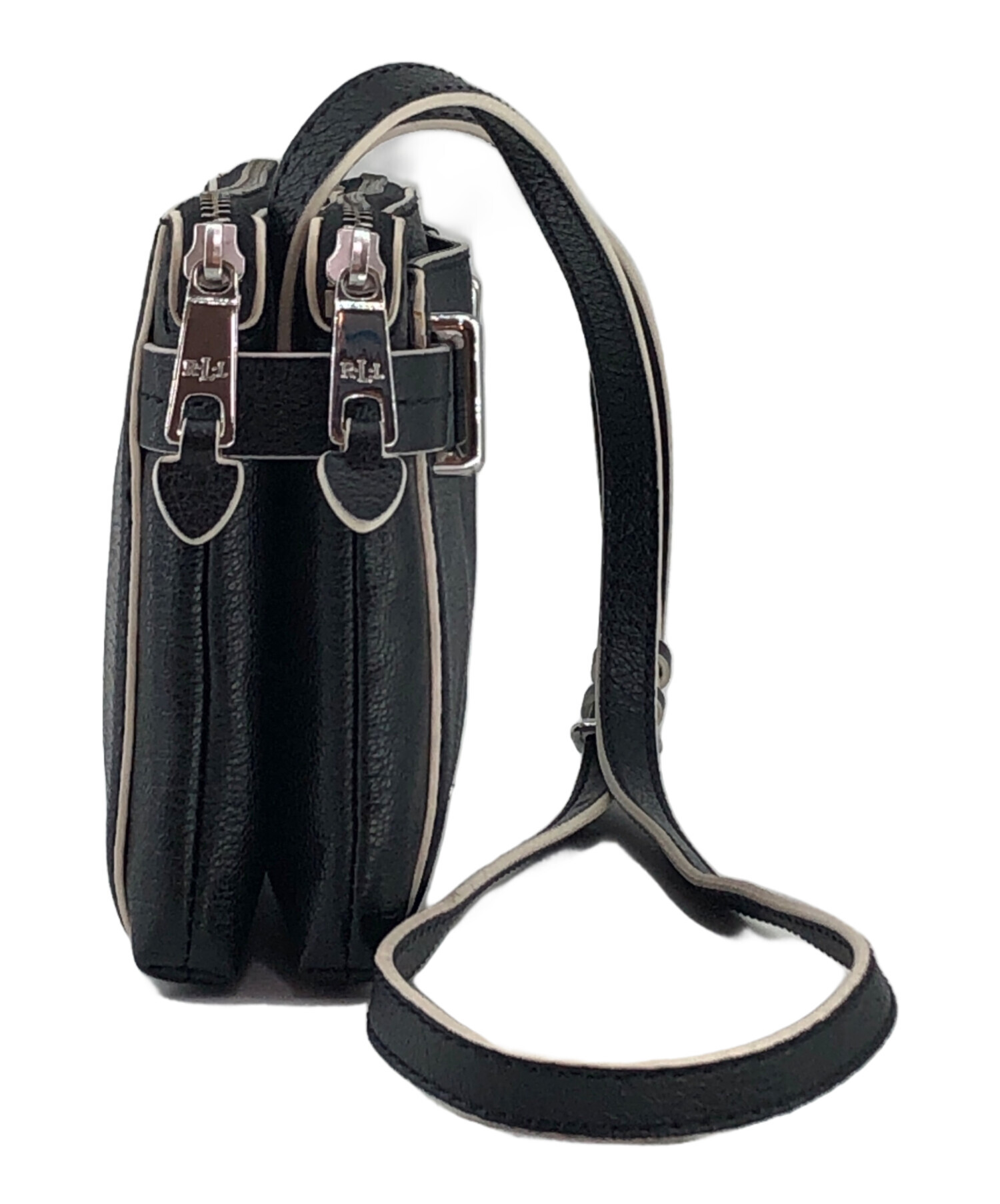 Polo Ralph Lauren ポロラルフローレン ショルダーバッグ  黒 【古着】【中古】【送料無料】 POLO RALPH LAUREN（ポロ・ラルフローレン） ショルダーバッグ