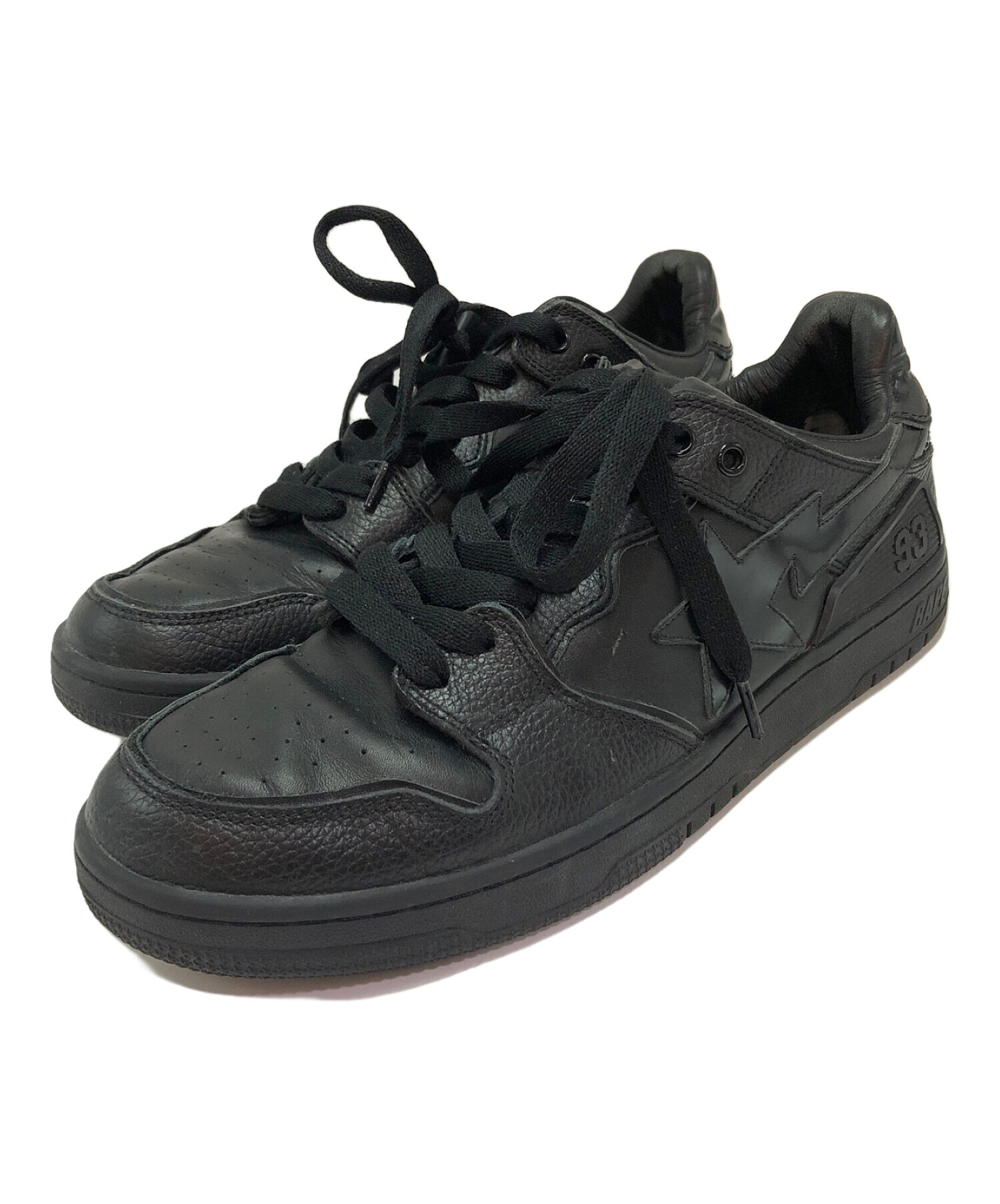 A BATHING APE アベイシングエイプ スニーカー 27cm 黒 【古着】【中古】