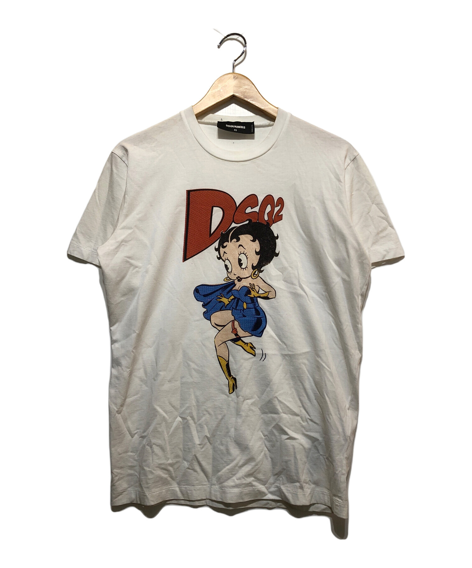 中古・古着通販】DSQUARED2 (ディースクエアード) Tシャツ ホワイト 