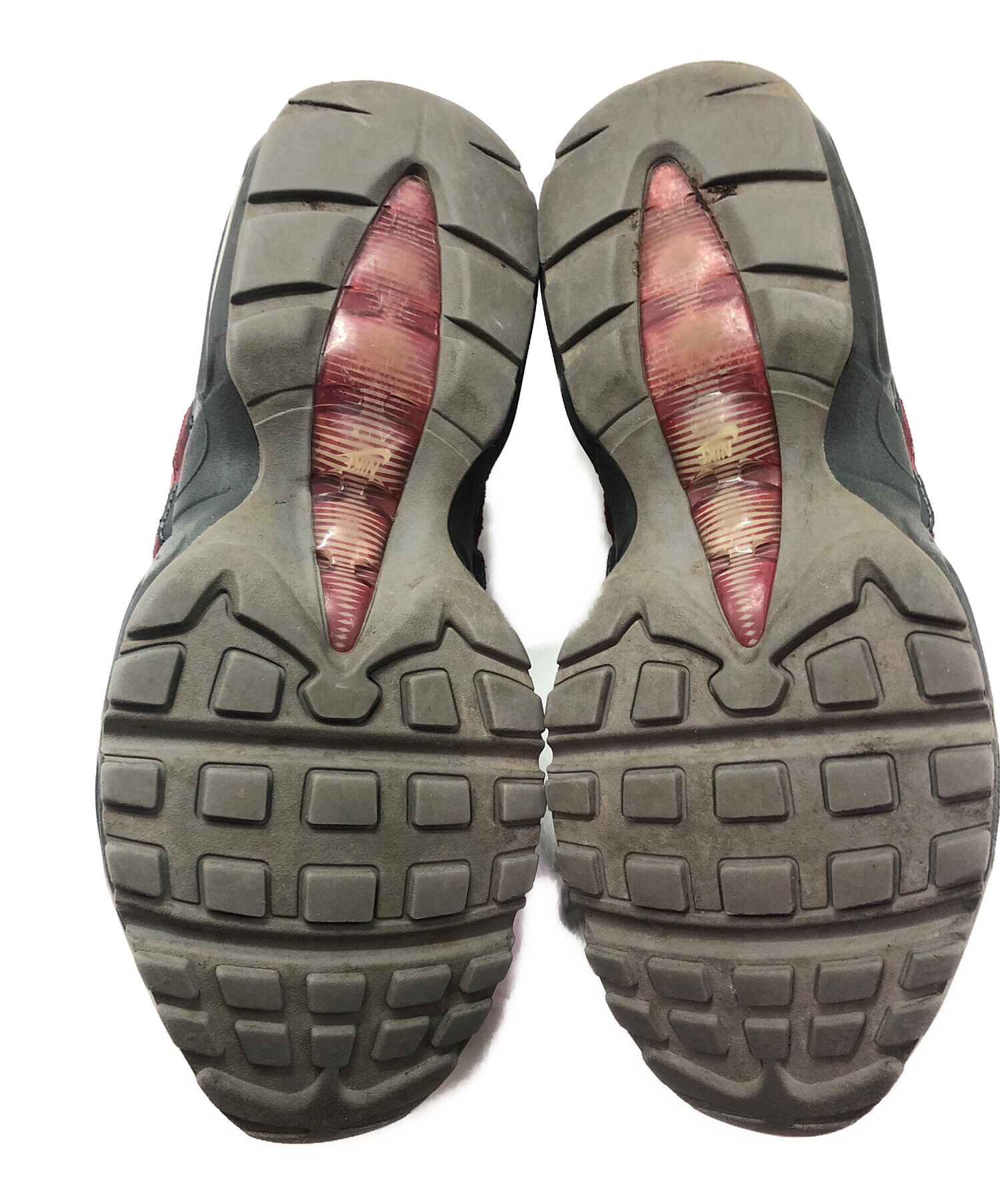 中古・古着通販】NIKE (ナイキ) AIR MAX 95 ESSENTIAL グレー×レッド