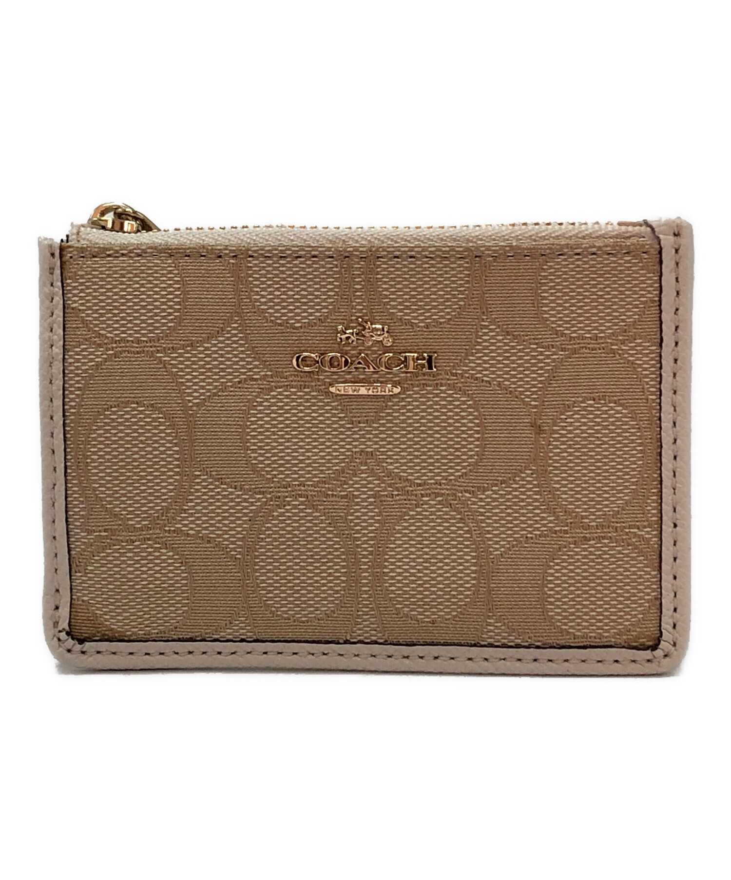 中古・古着通販】COACH (コーチ) パスケース ベージュ｜ブランド・古着 