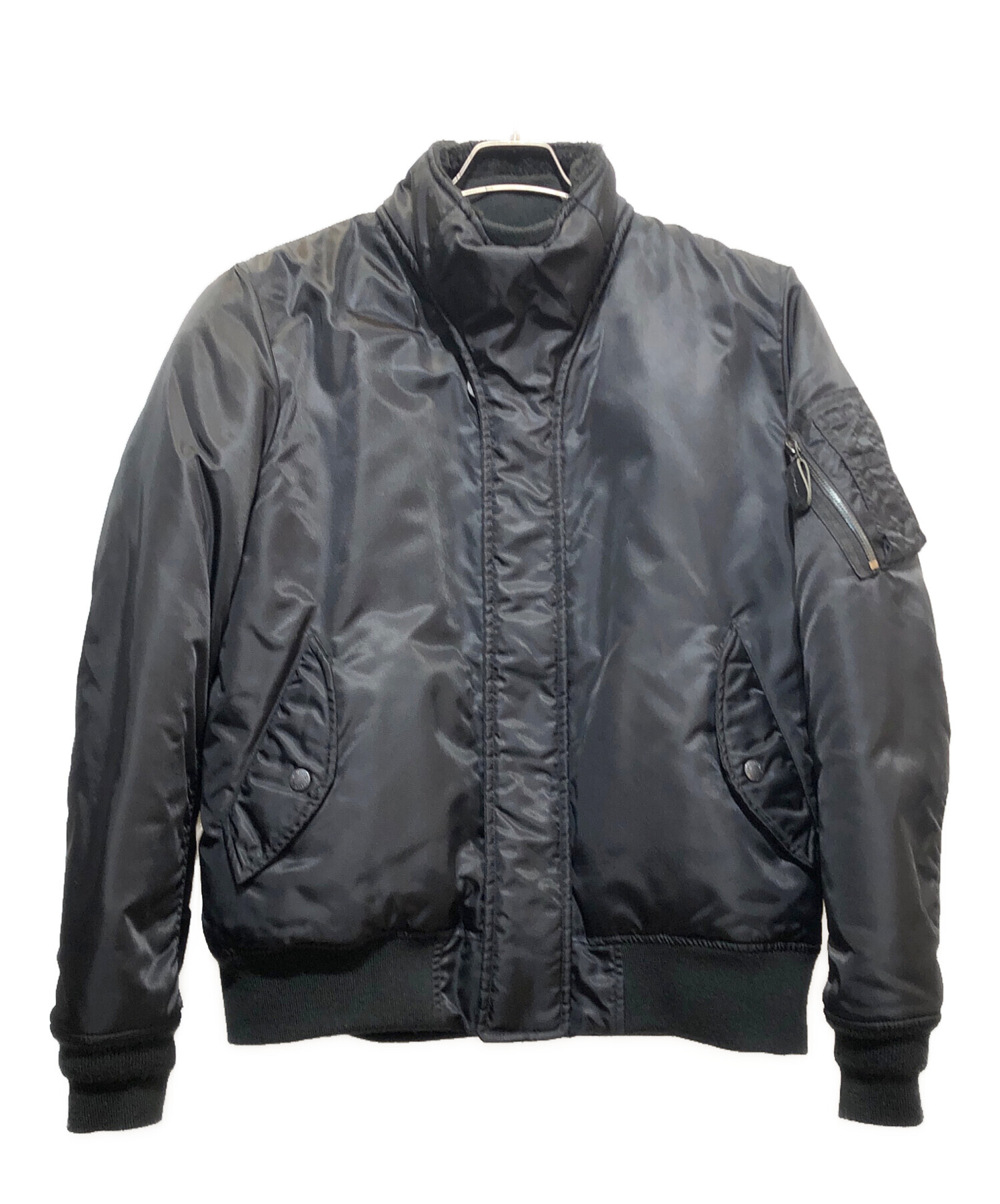 中古・古着通販】AVIREX (アヴィレックス) 中綿ジャケット ブラック