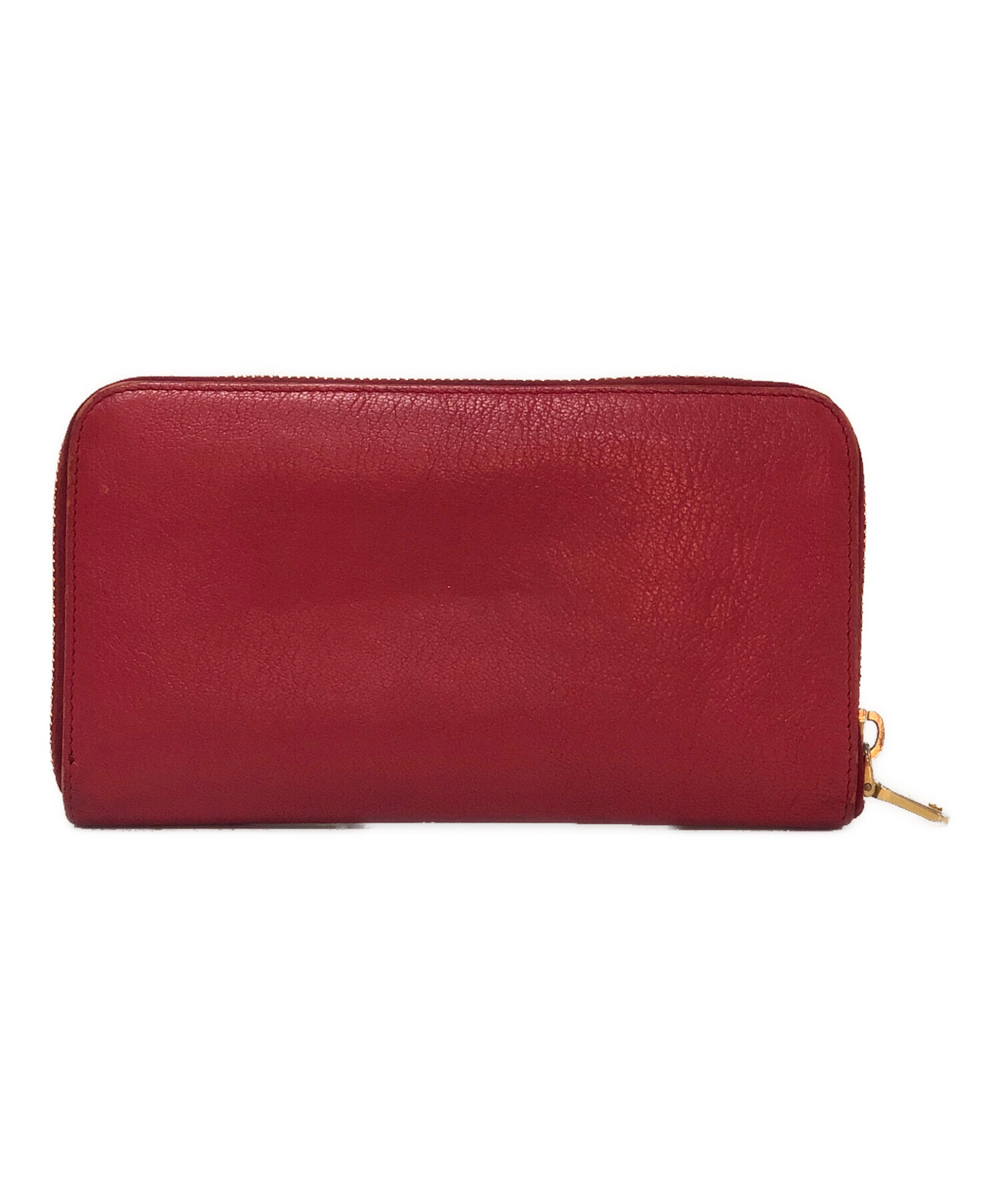 中古・古着通販】MIU MIU (ミュウミュウ) ラウンドファスナー長財布 